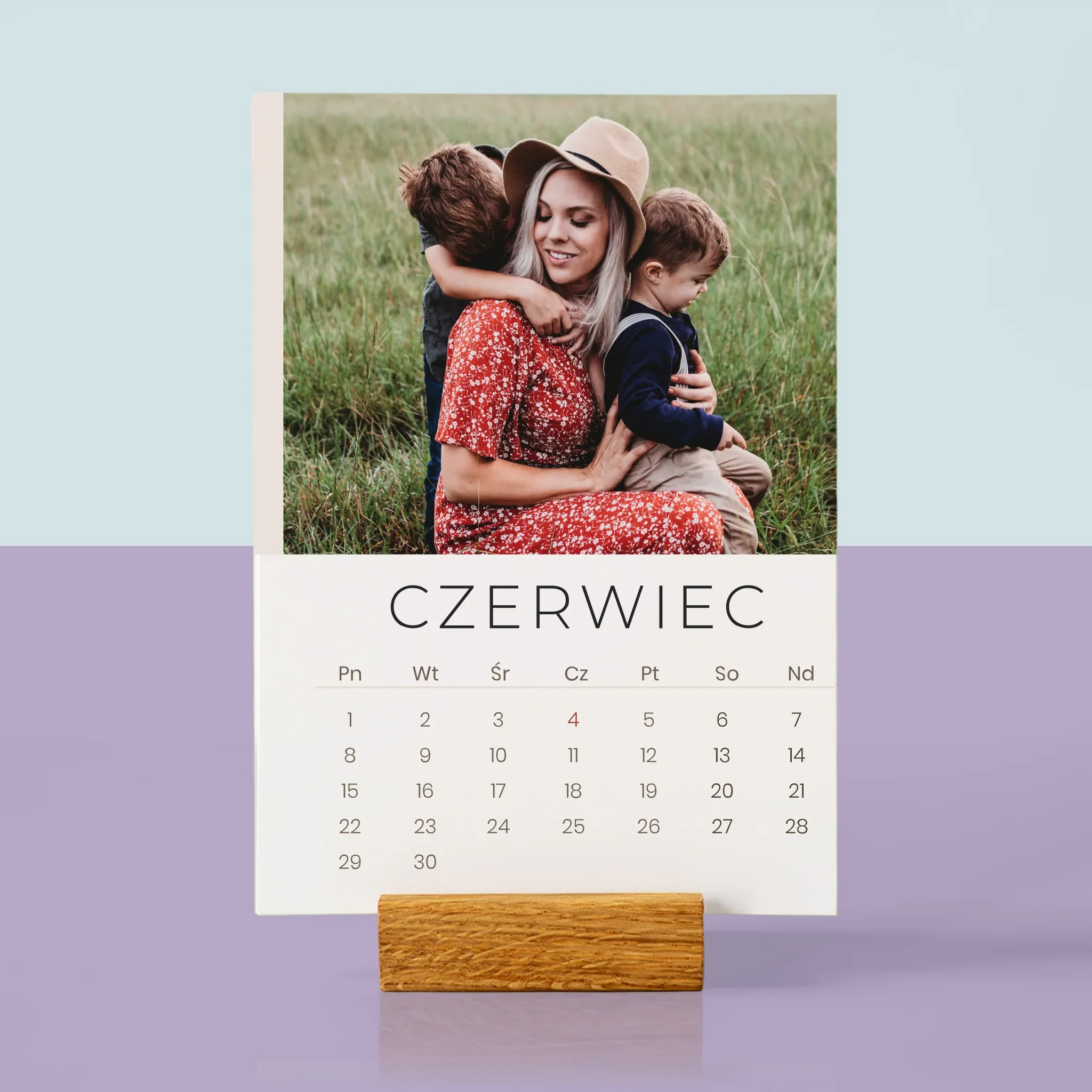 Fotokolaż: Basic - Kalendarz Na Biurko z Podstawką - Image 5