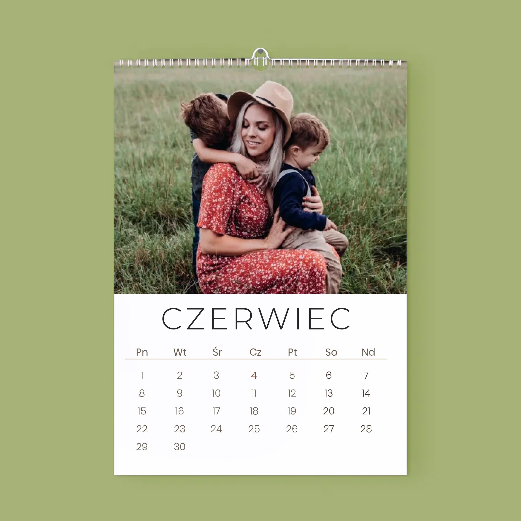 Fotokolaż: Basic - Personalizowany Kalendarz Ścienny - Image 4