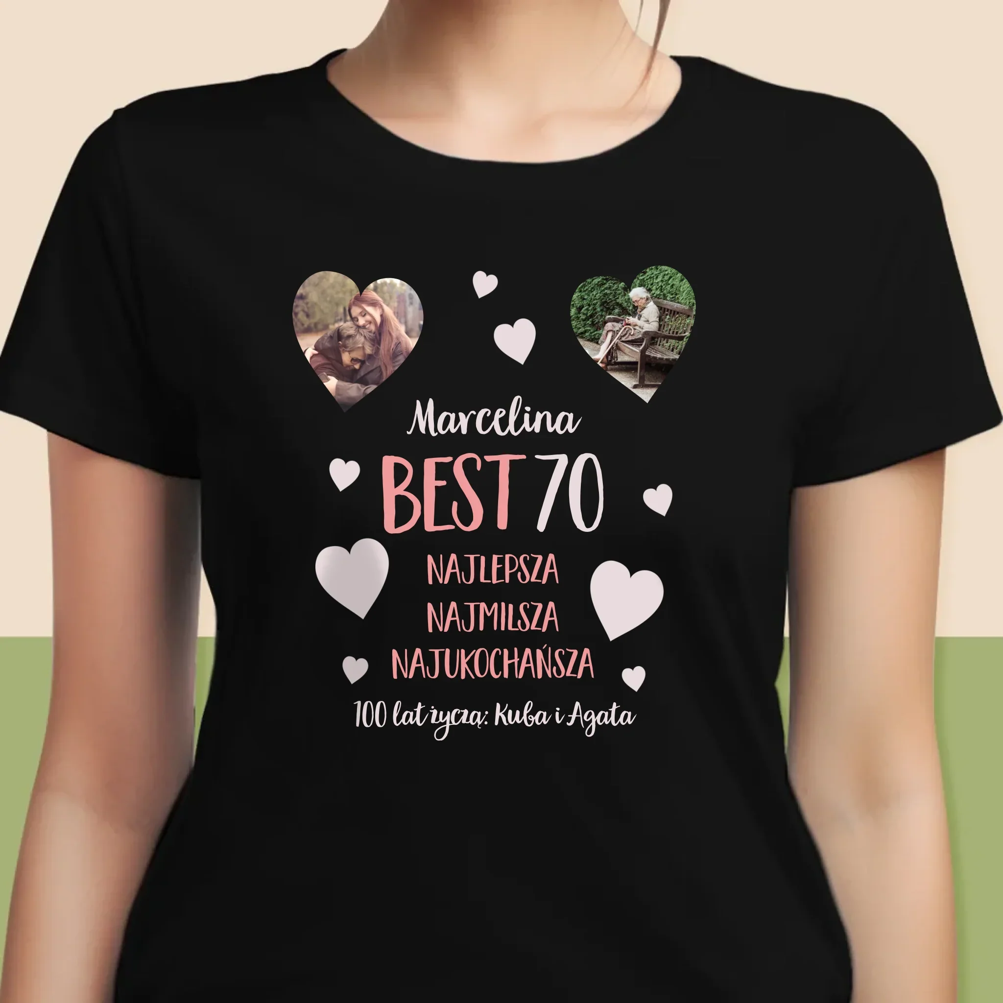 Fotokolaż: Best 70 - Koszulka Damska - Image 6