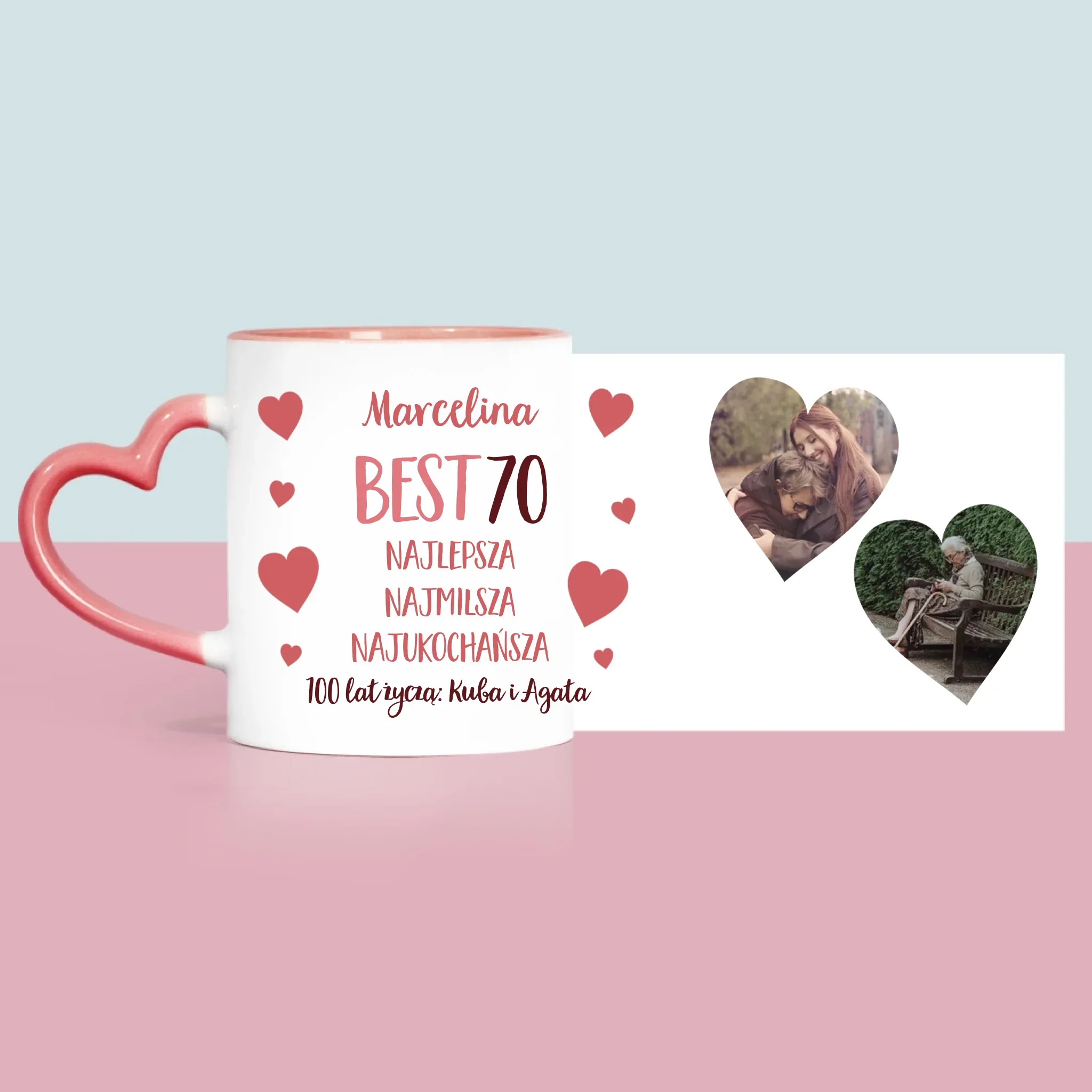 Fotokolaż: Best 70 - Kubek z Nadrukiem - Image 10