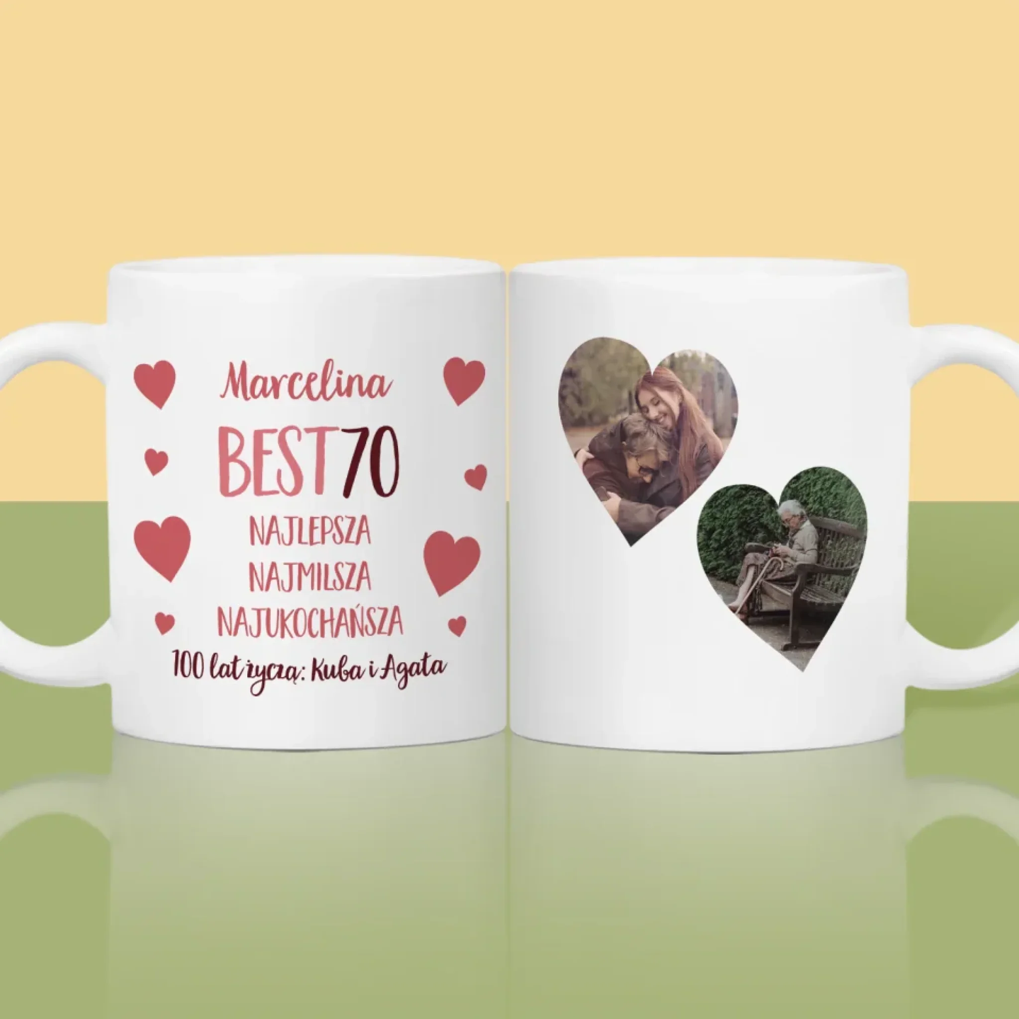 Fotokolaż: Best 70 - Kubek z Nadrukiem - Image 2