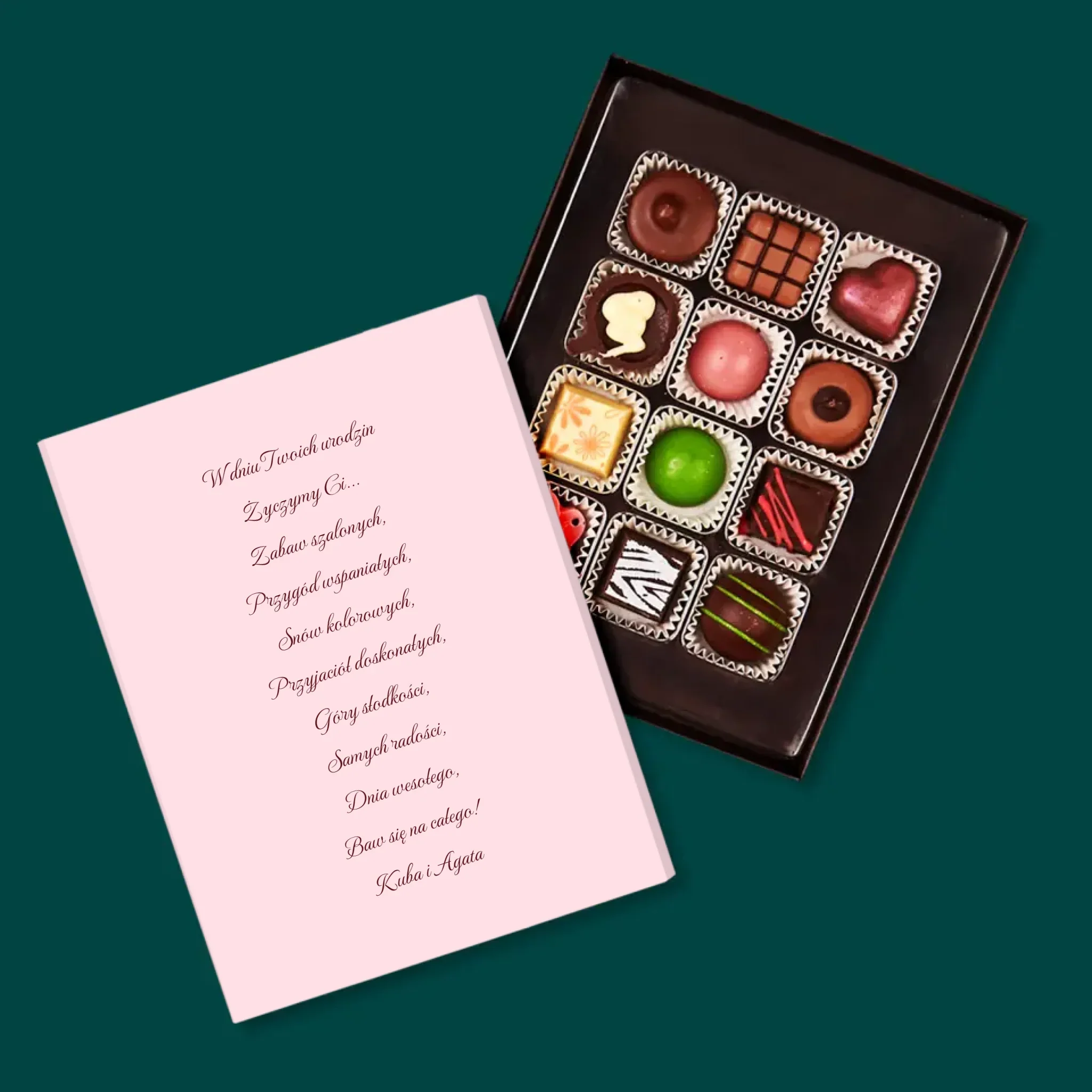 Fotokolaż: Best 70 - Personalizowane Praliny - Image 5