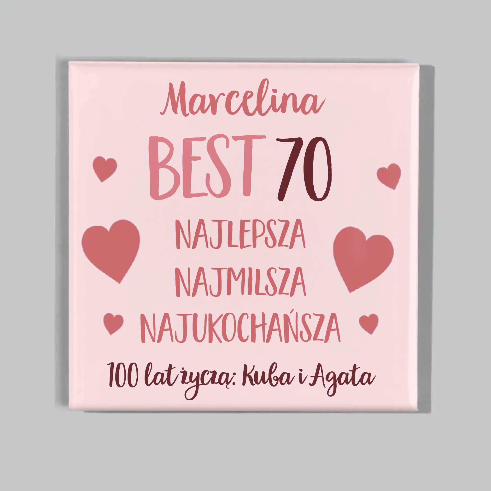 Fotokolaż: Best 70 - Zestaw Magnesów