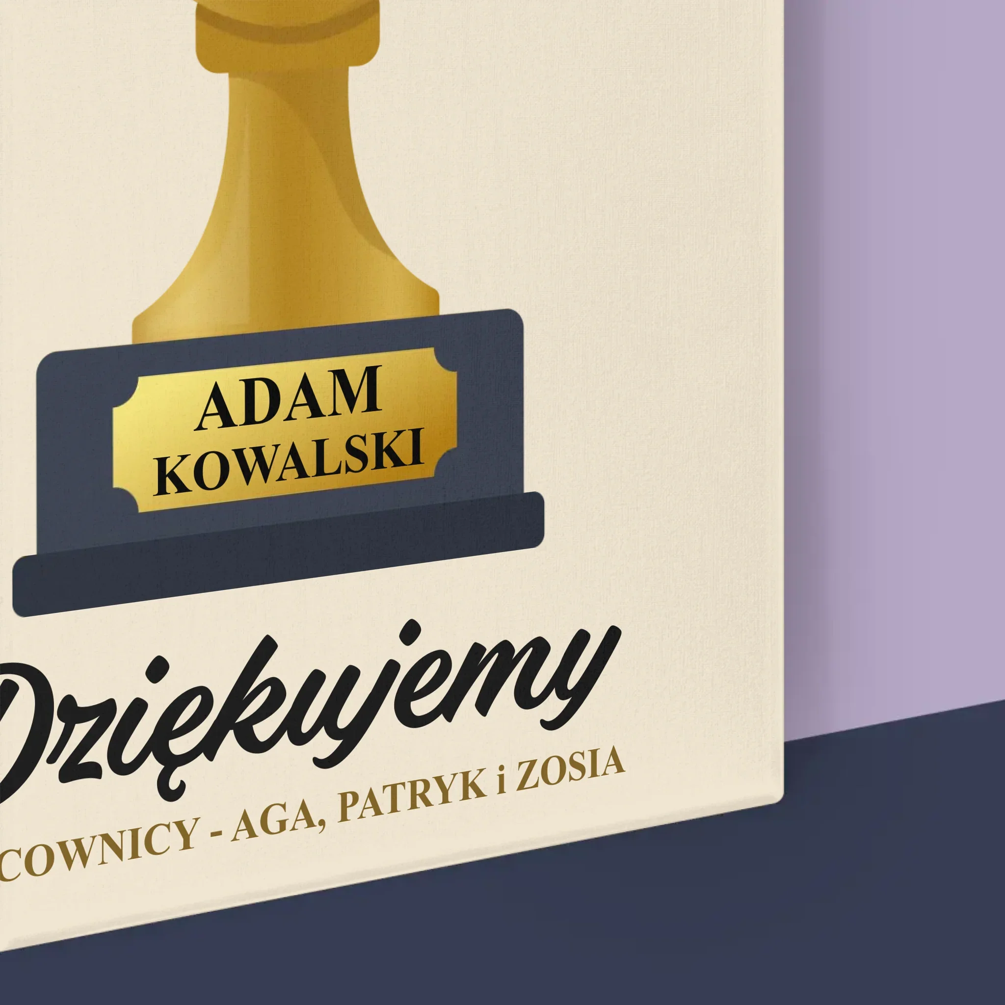 Fotokolaż: Best Boss Puchar - Wydruk Obramowany - Image 16