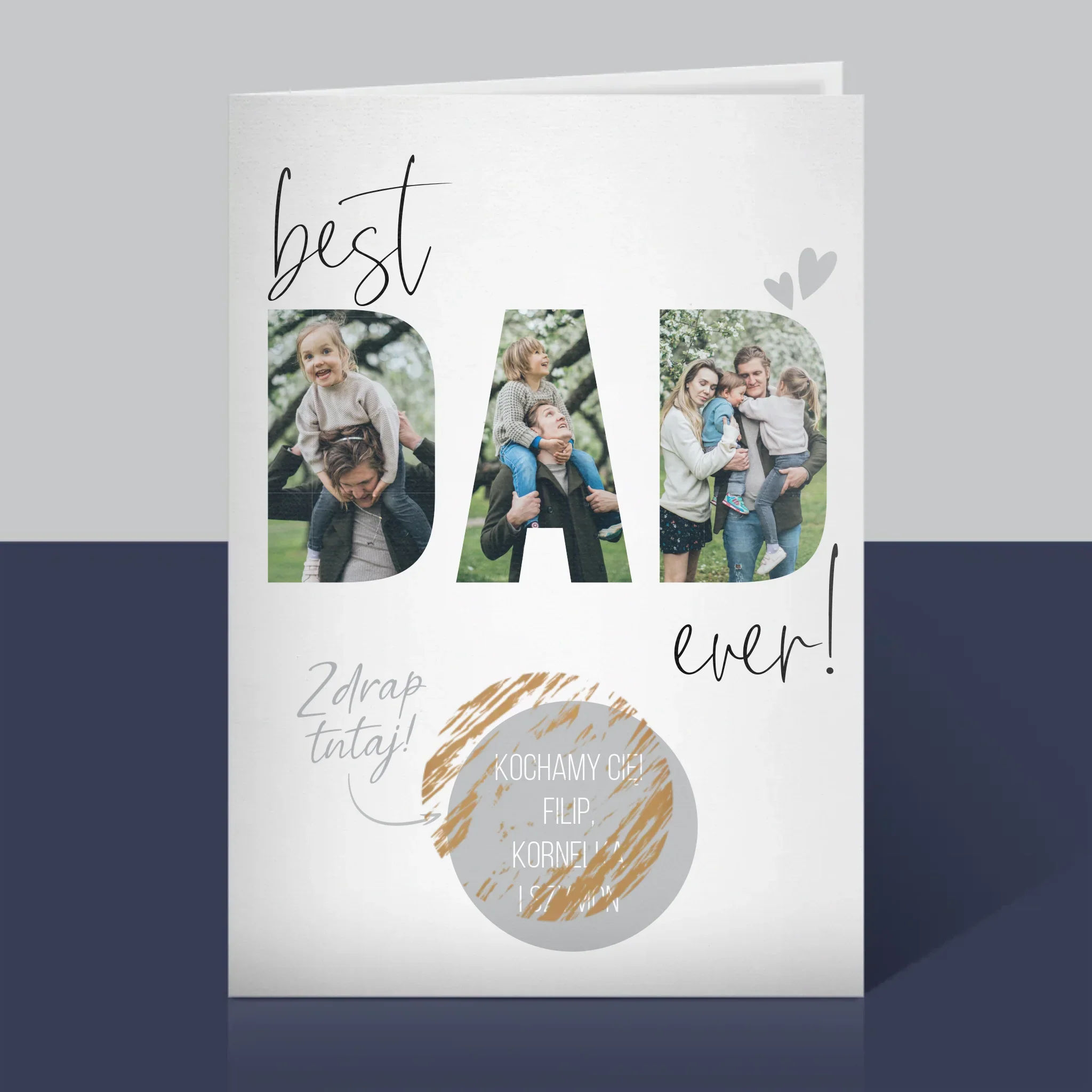 Fotokolaż: Best Dad Ever Gwiazdy - Kartka Z Życzeniami - Image 5