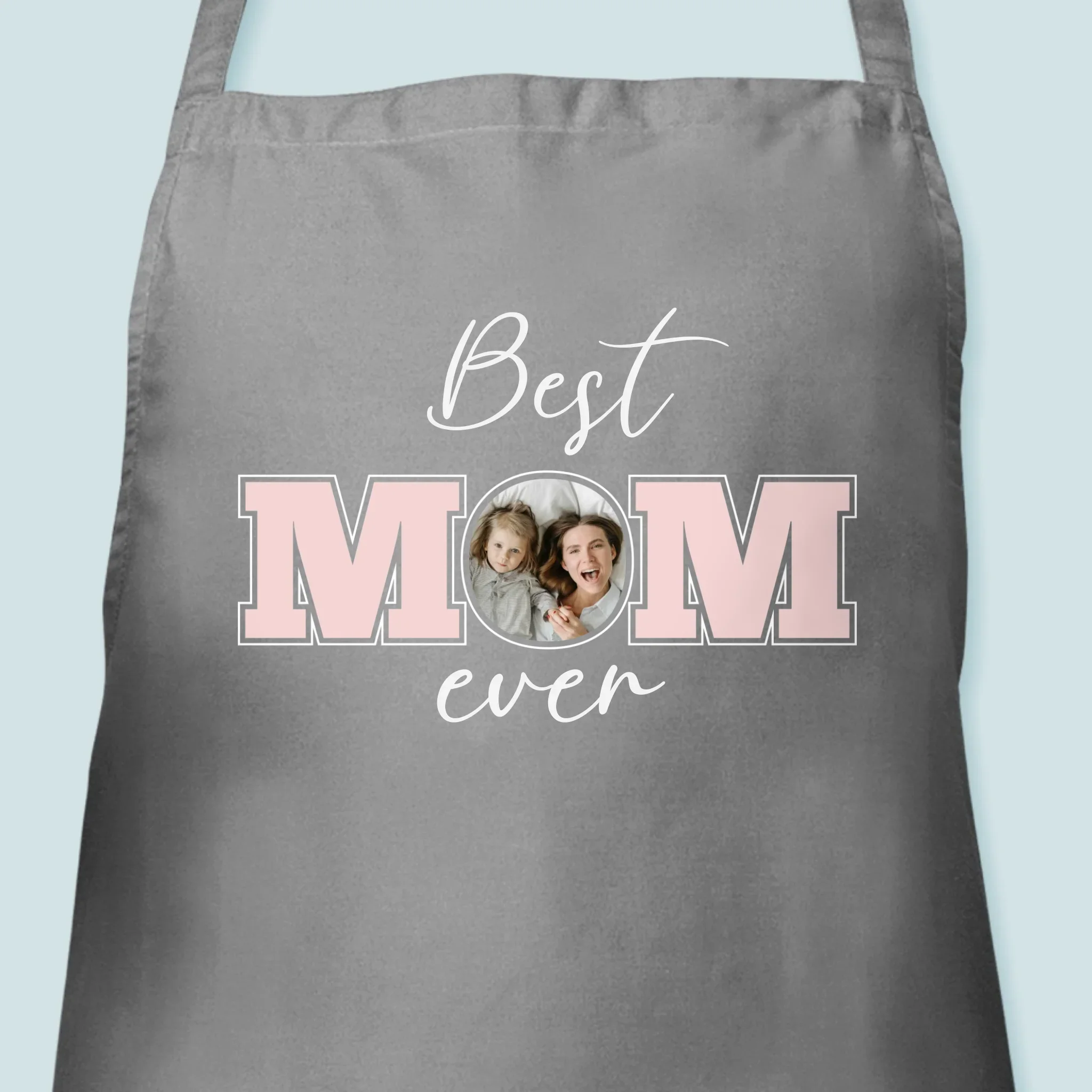 Fotokolaż: Best Mom Ever - Fartuch z Nadrukiem - Image 3