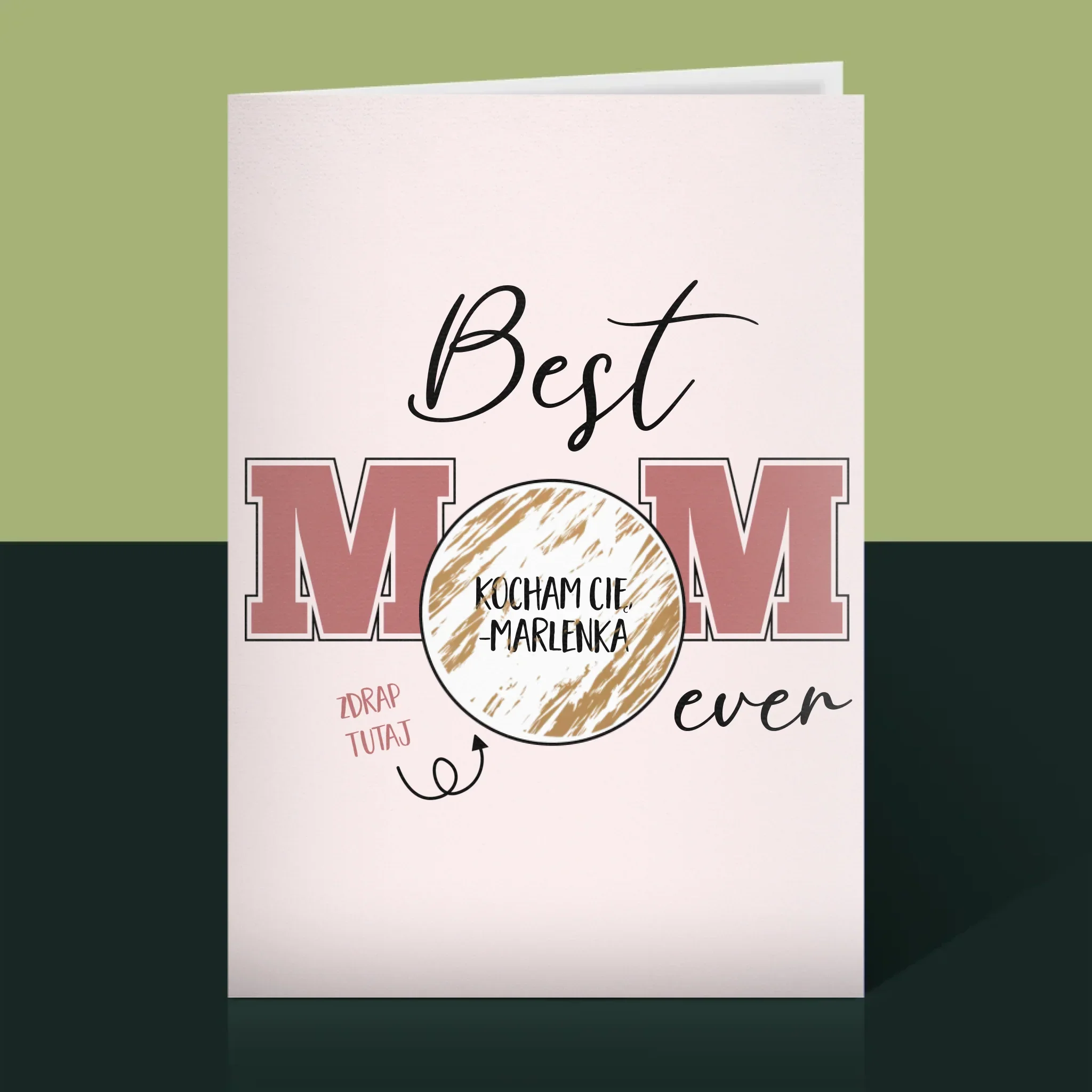 Fotokolaż: Best Mom Ever - Kartka z Życzeniami - Image 5