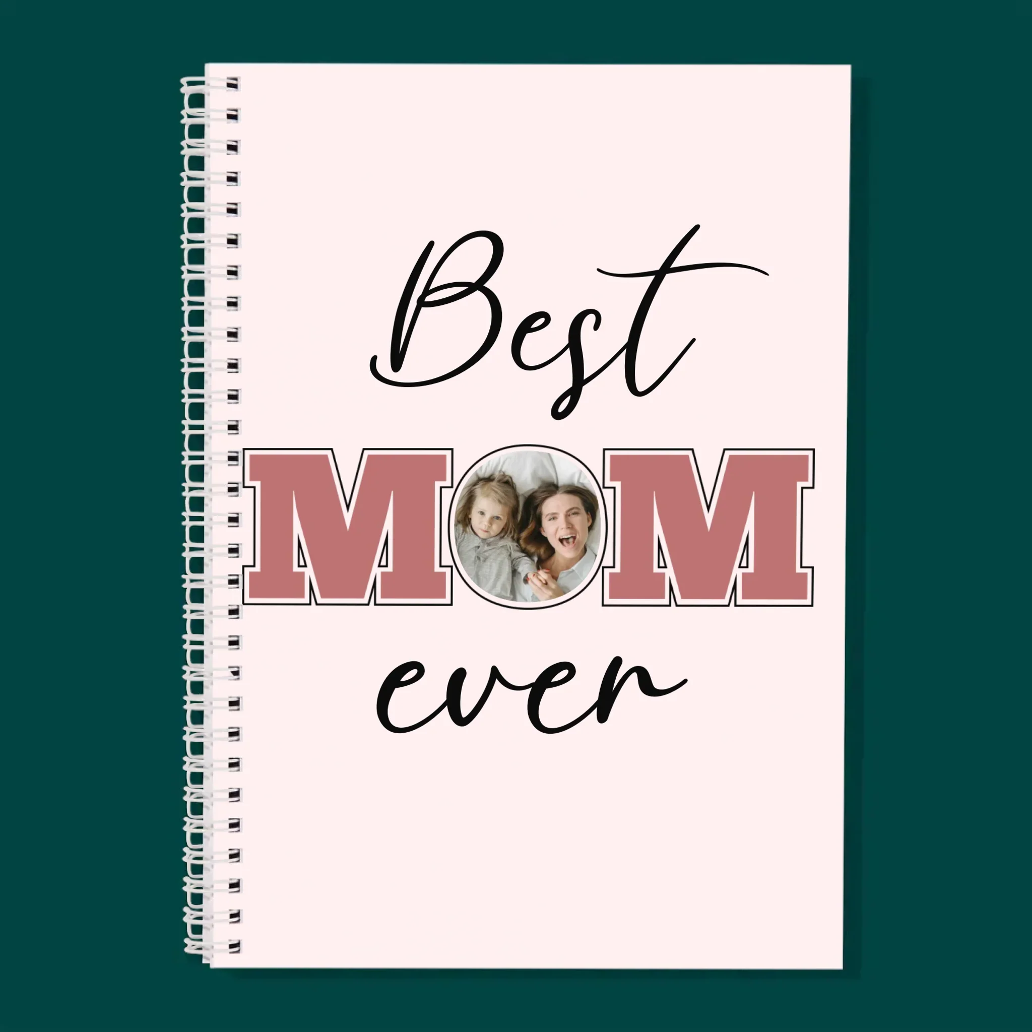 Fotokolaż: Best Mom Ever - Planer Dzienny Na Spirali - Image 3