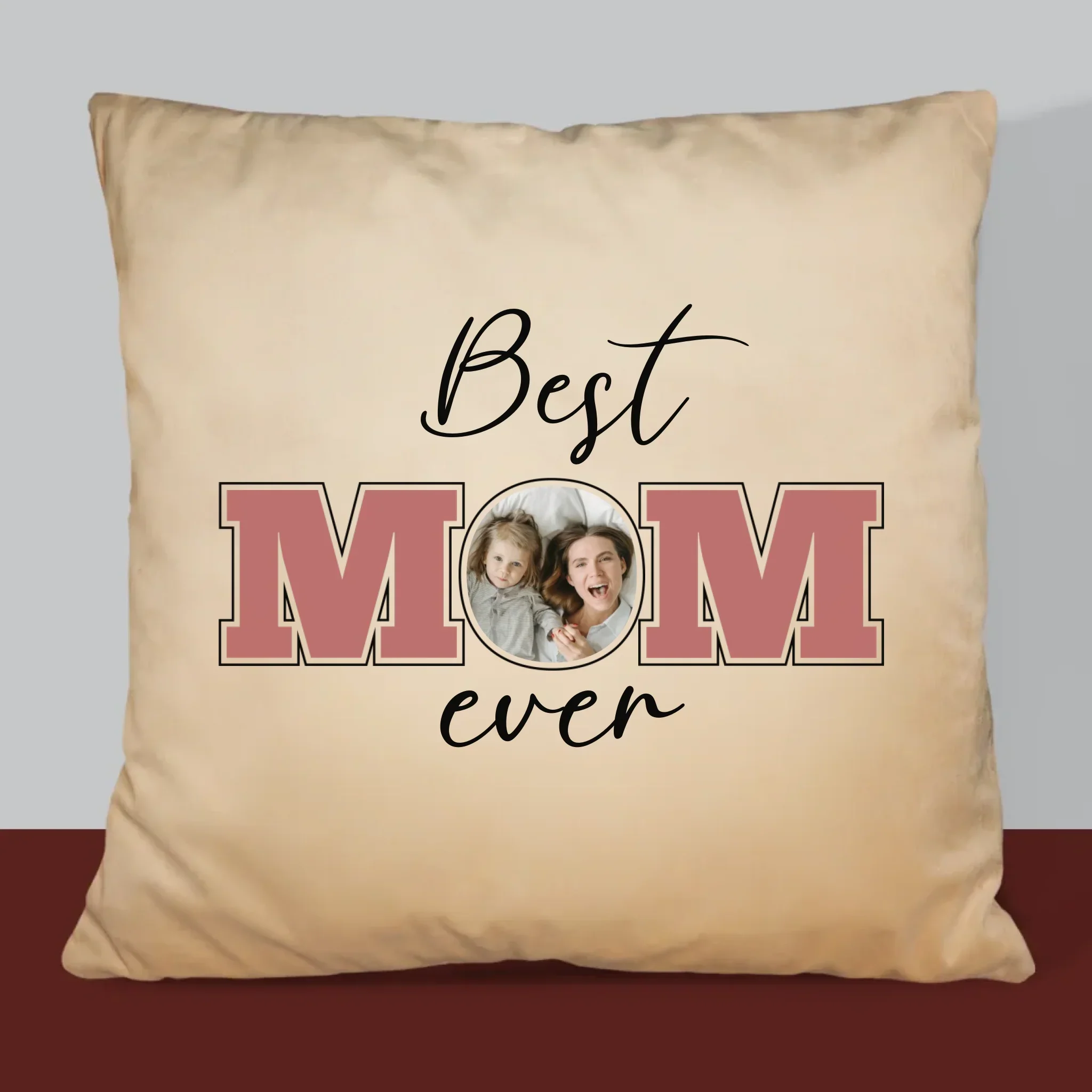 Fotokolaż: Best Mom Ever - Poduszka z Nadrukiem - Image 6