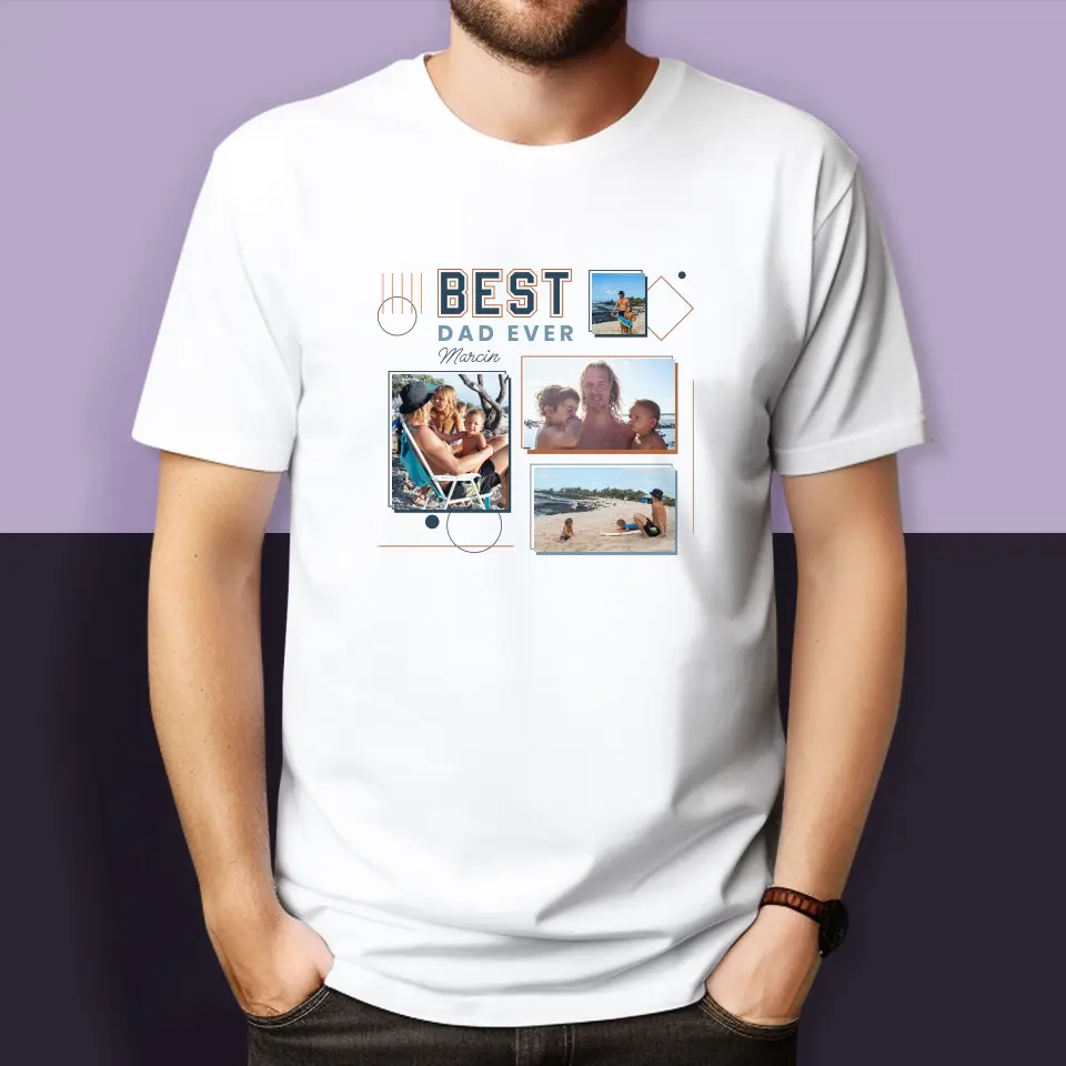 Fotokolaż: Best Parents Ever - Koszulki Dla Par - Image 2