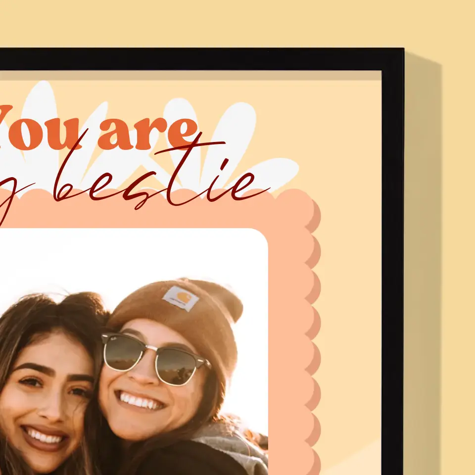 Fotokolaż: Besties - Wydruk Obramowany - Image 6