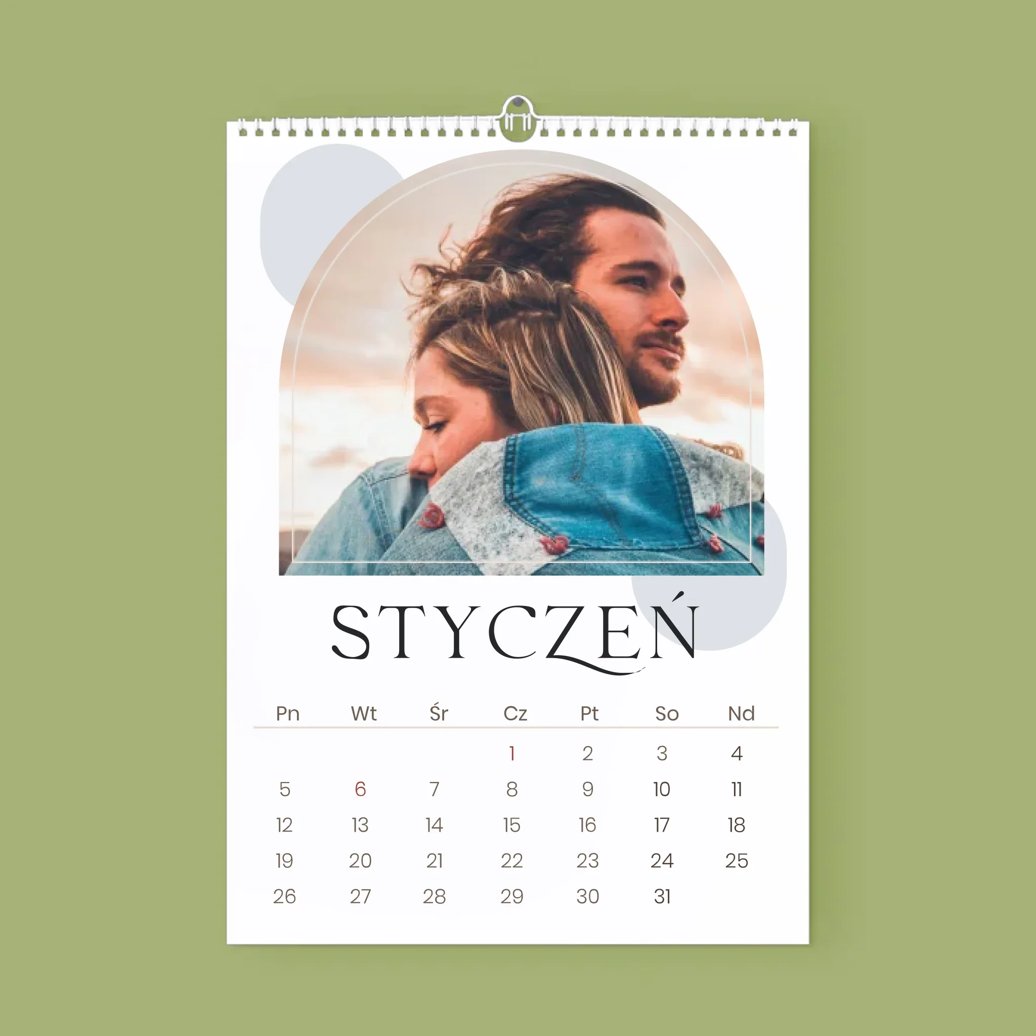Fotokolaż: Boho - Personalizowany Kalendarz Ścienny - Image 3