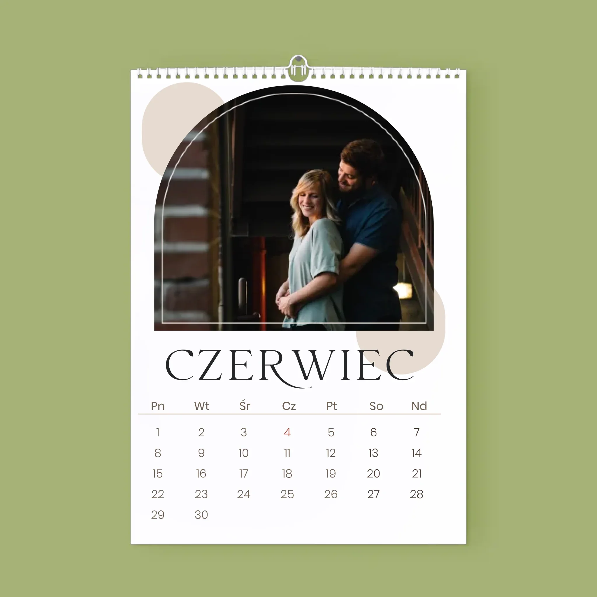 Fotokolaż: Boho - Personalizowany Kalendarz Ścienny - Image 4