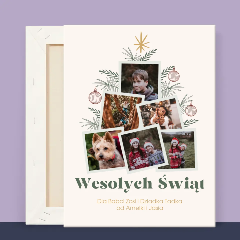 Fotokolaż: Choinka - Wydruk Obramowany - Image 12