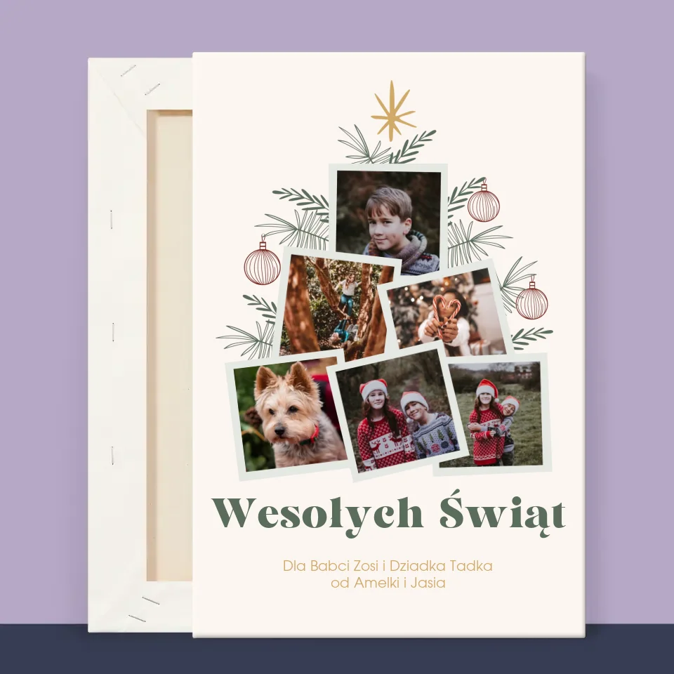 Fotokolaż: Choinka - Wydruk Obramowany - Image 13