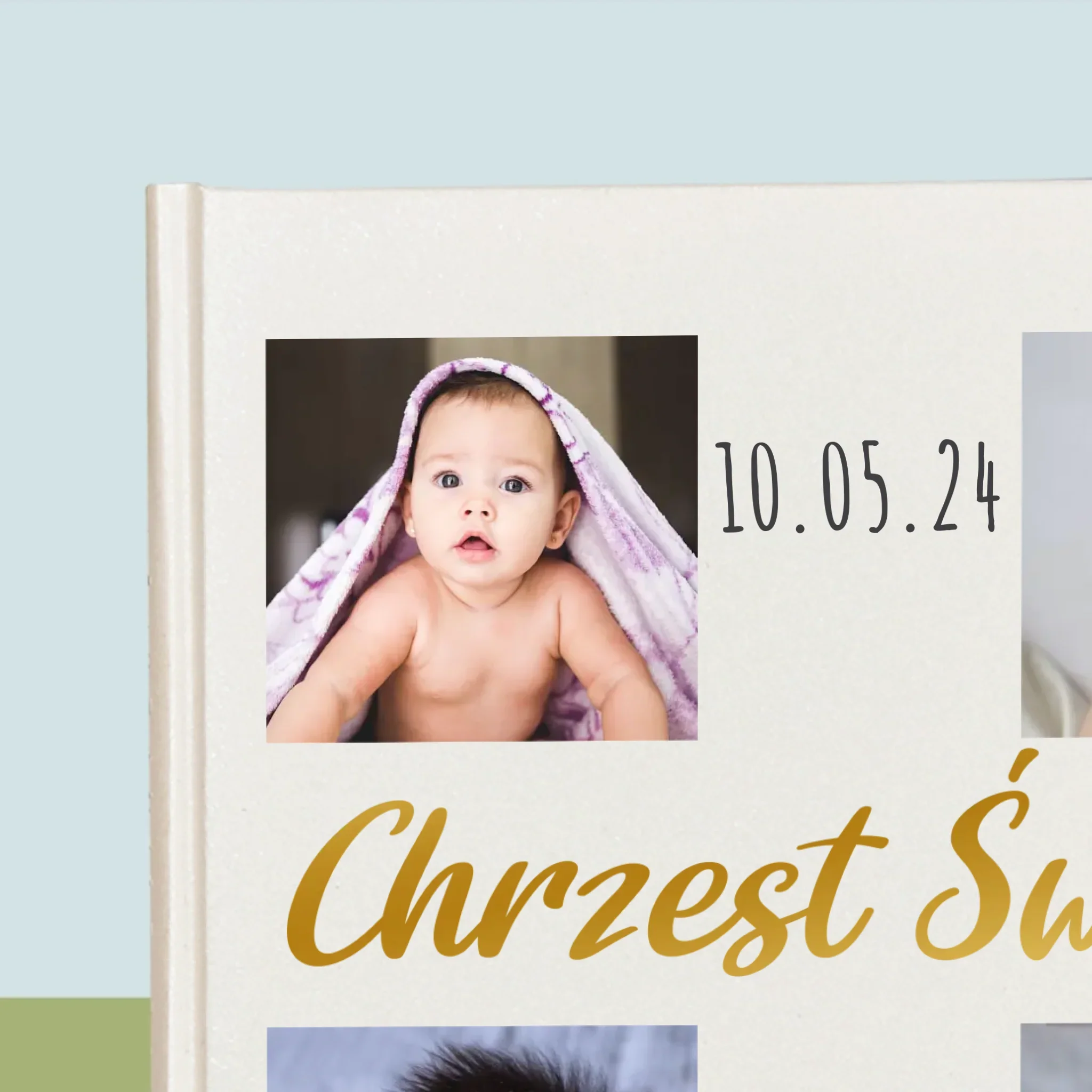 Fotokolaż: Chrzest Święty Krzyż - Biblia z Nadrukiem - Image 2