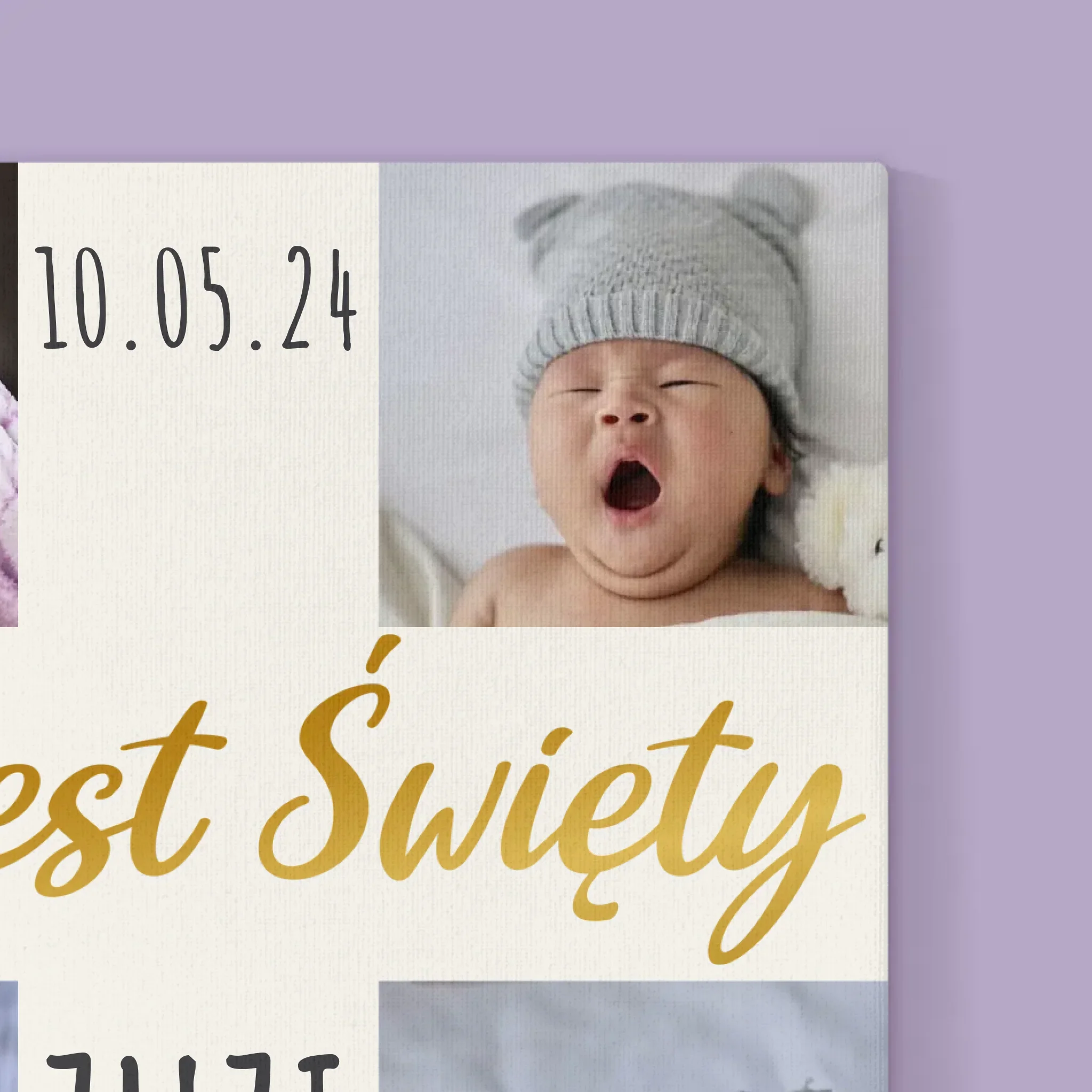 Fotokolaż: Chrzest Święty Krzyż - Wydruk Obramowany - Image 14