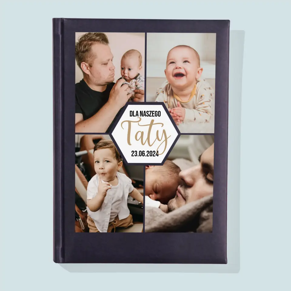 Fotokolaż: Dla Naszego Taty - Notes Książkowy - Image 2