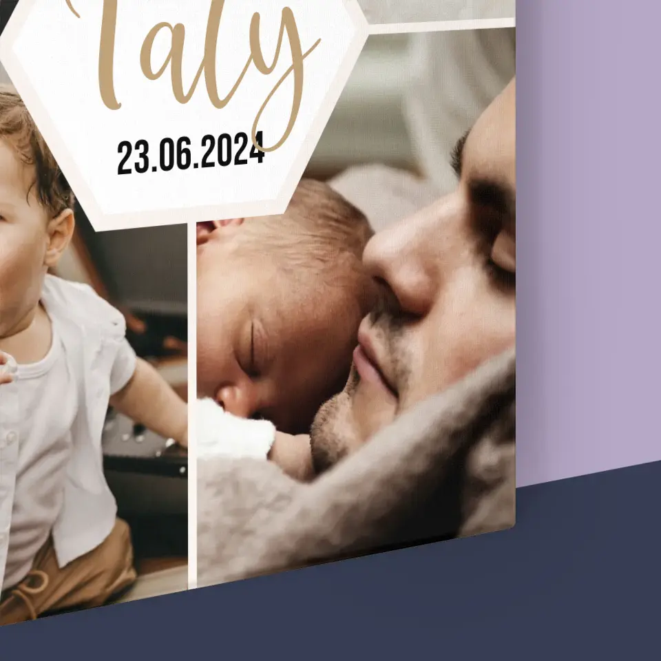 Fotokolaż: Dla Naszego Taty - Wydruk Obramowany - Image 16