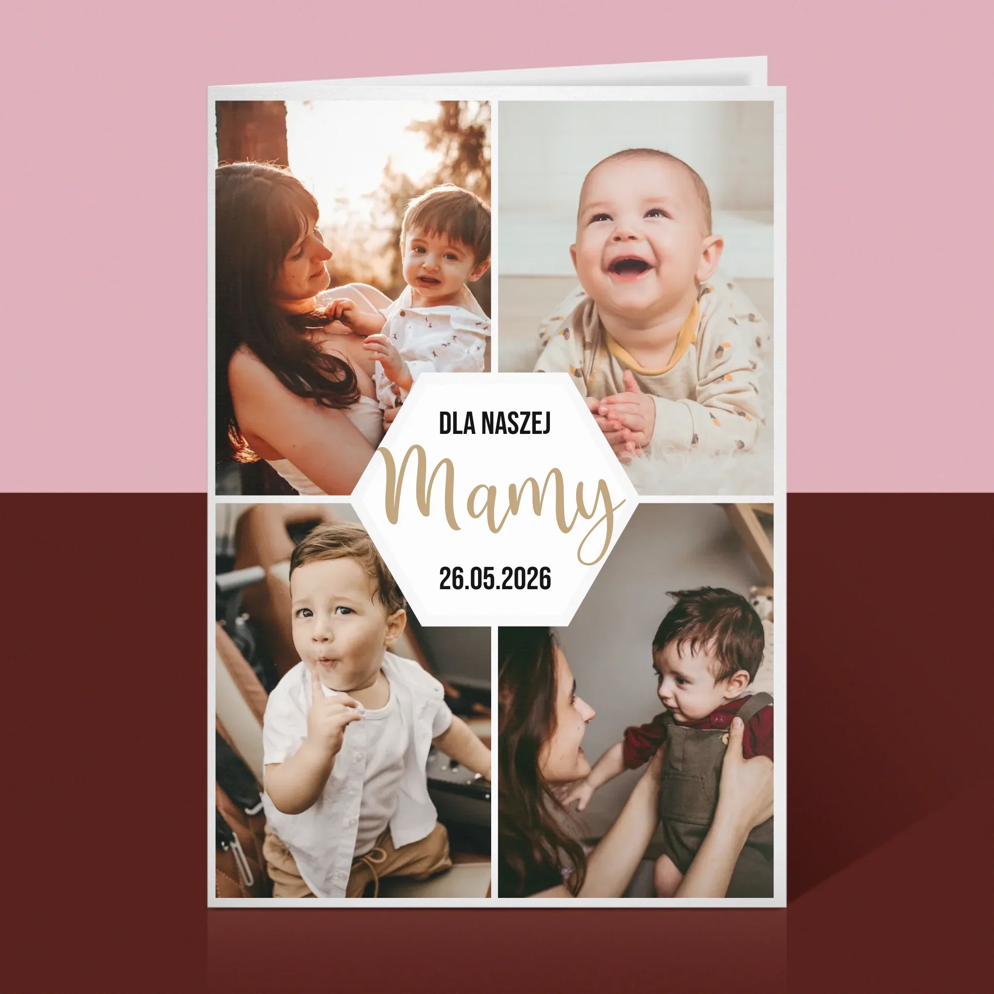 Fotokolaż: Dla Naszej Mamy - Kartka z Życzeniami