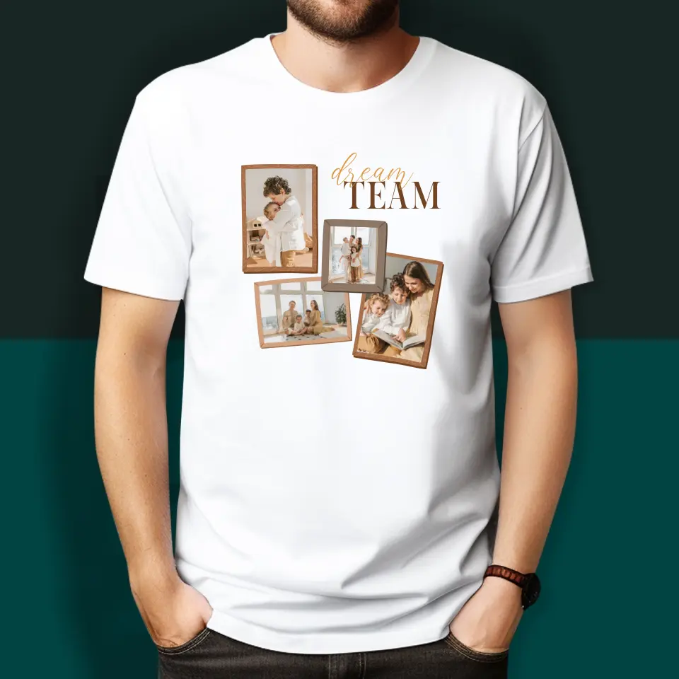 Fotokolaż: Dream Team - Koszulki Dla Par - Image 2