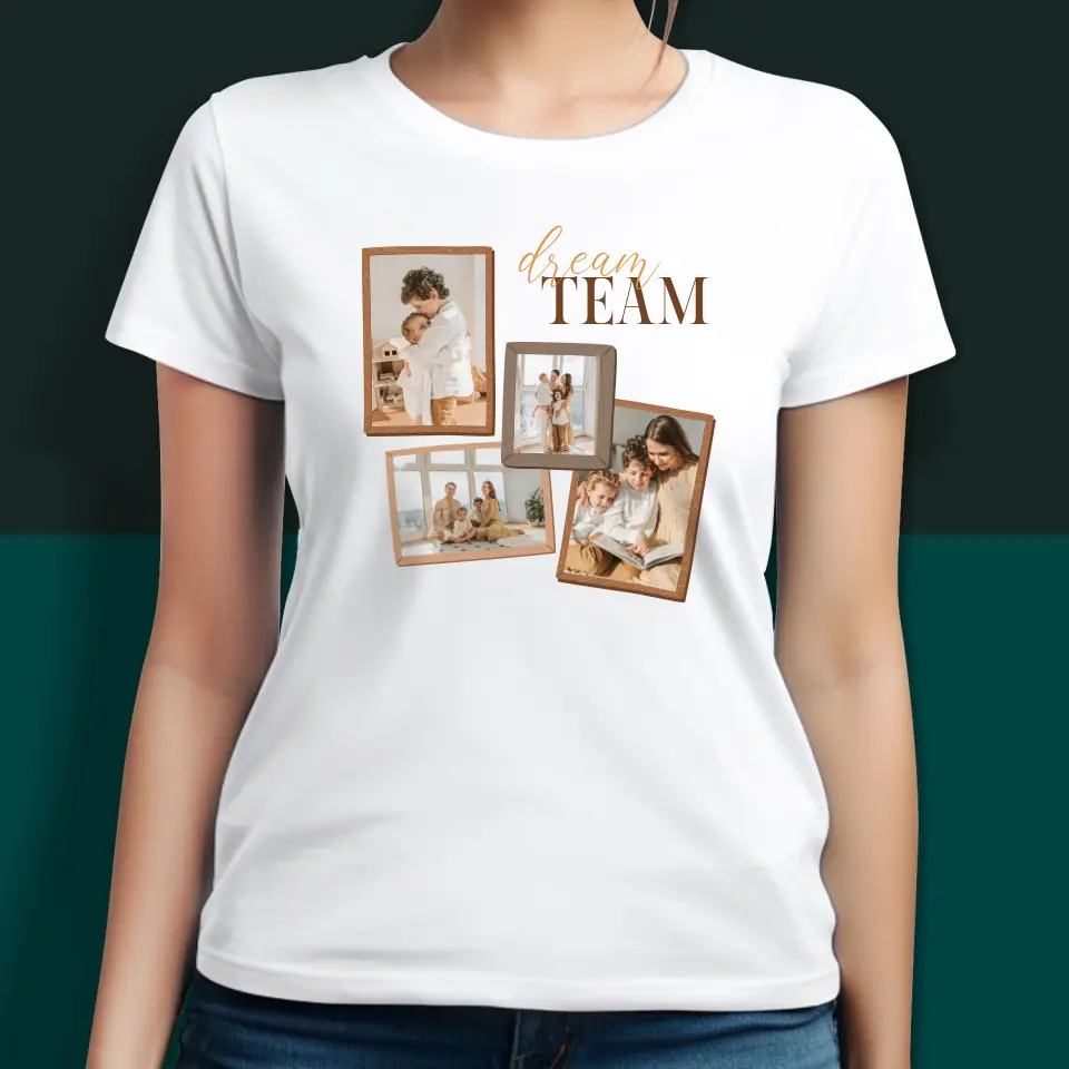 Fotokolaż: Dream Team - Koszulki Dla Par - Image 3