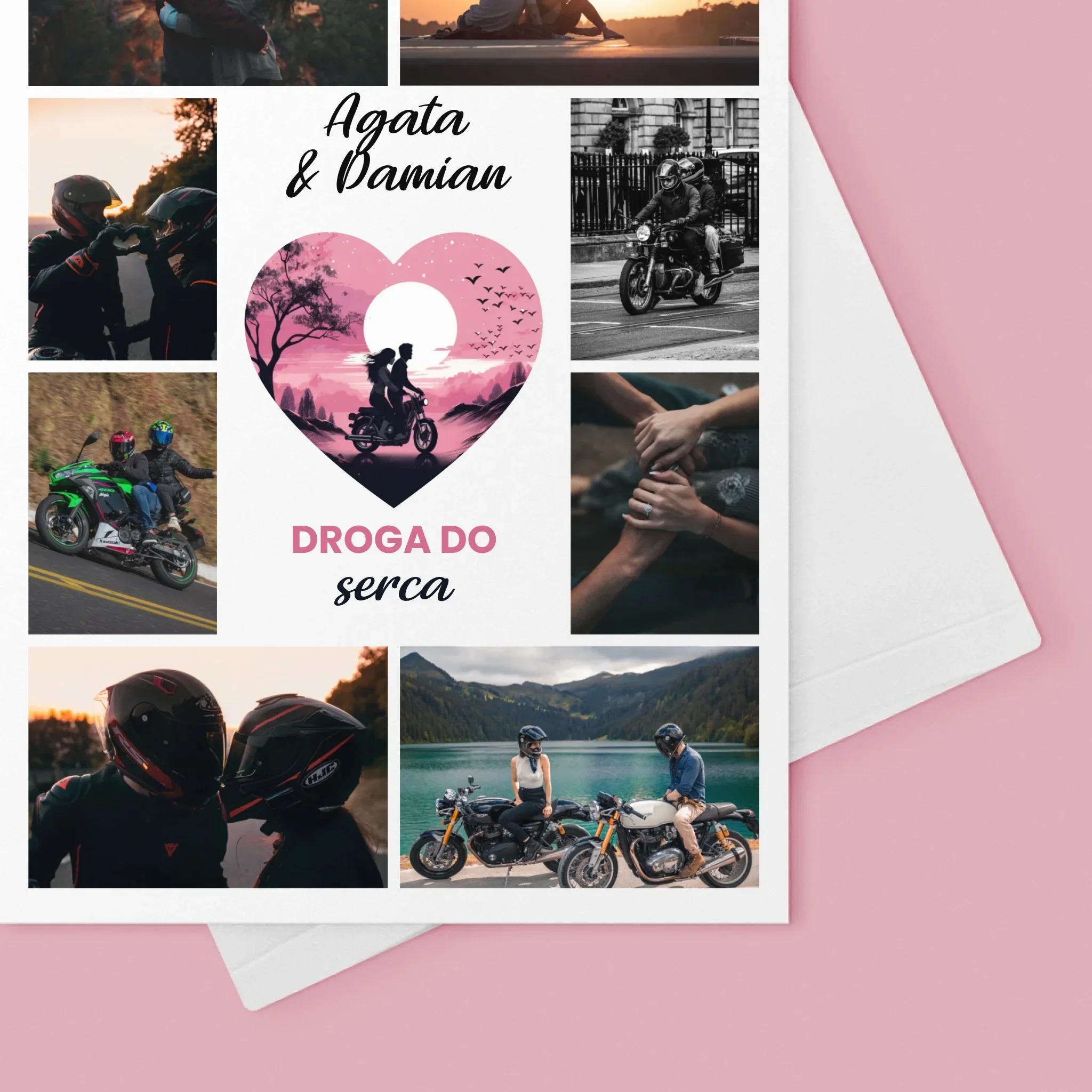 Fotokolaż: Droga Do Serca - Kartka Z Życzeniami - Image 4