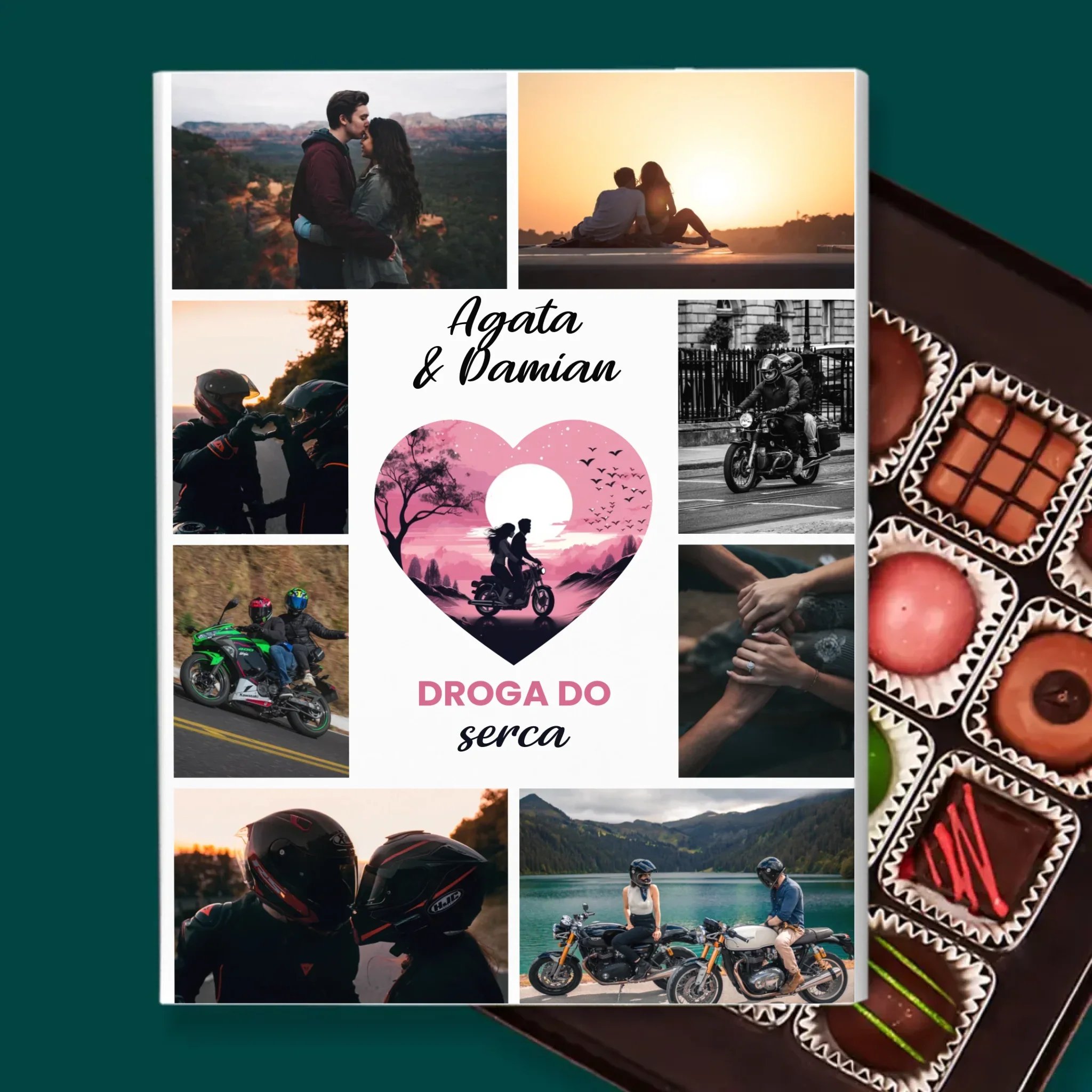Fotokolaż: Droga Do Serca - Personalizowane Praliny - Image 2
