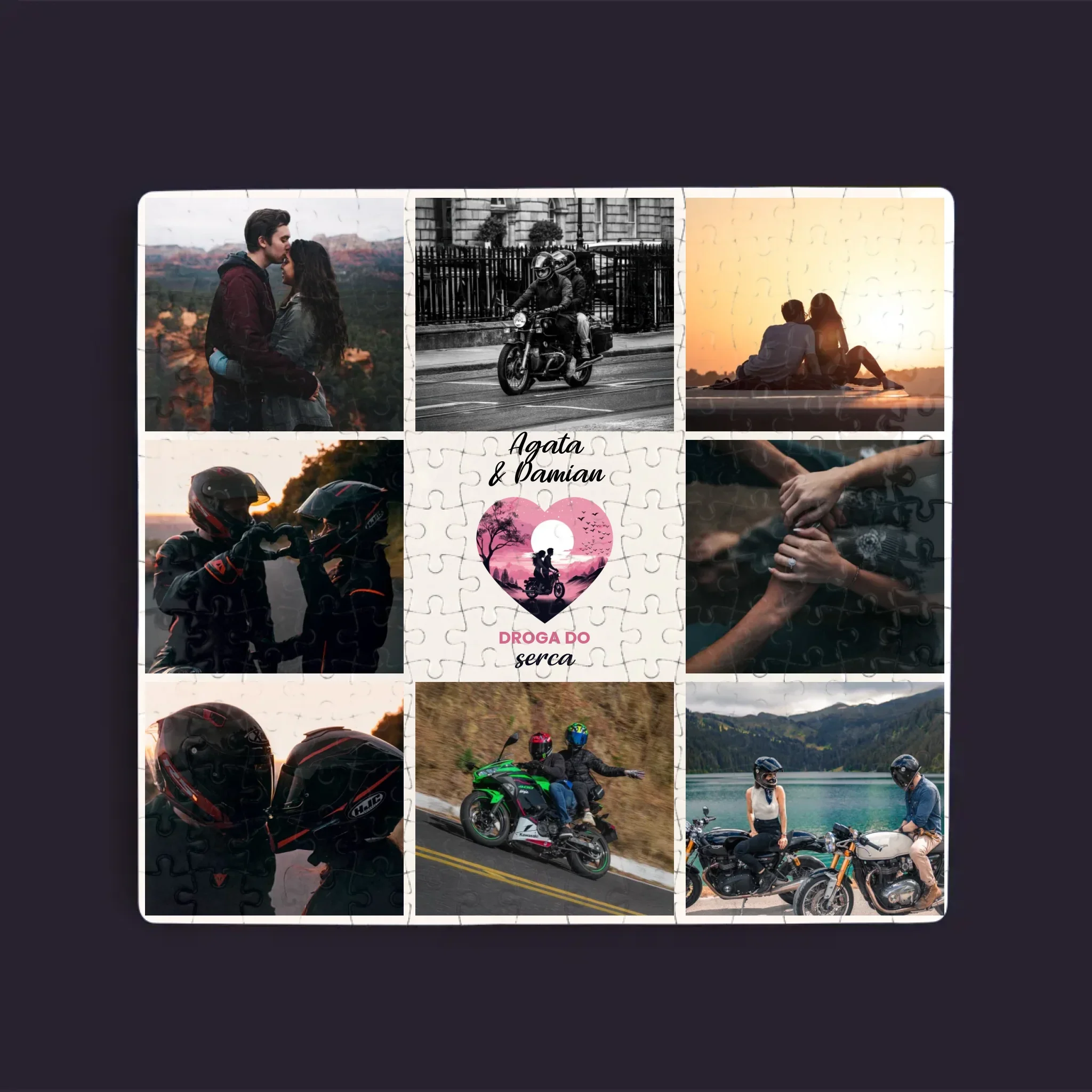 Fotokolaż: Droga Do Serca - Personalizowane Puzzle - Image 3
