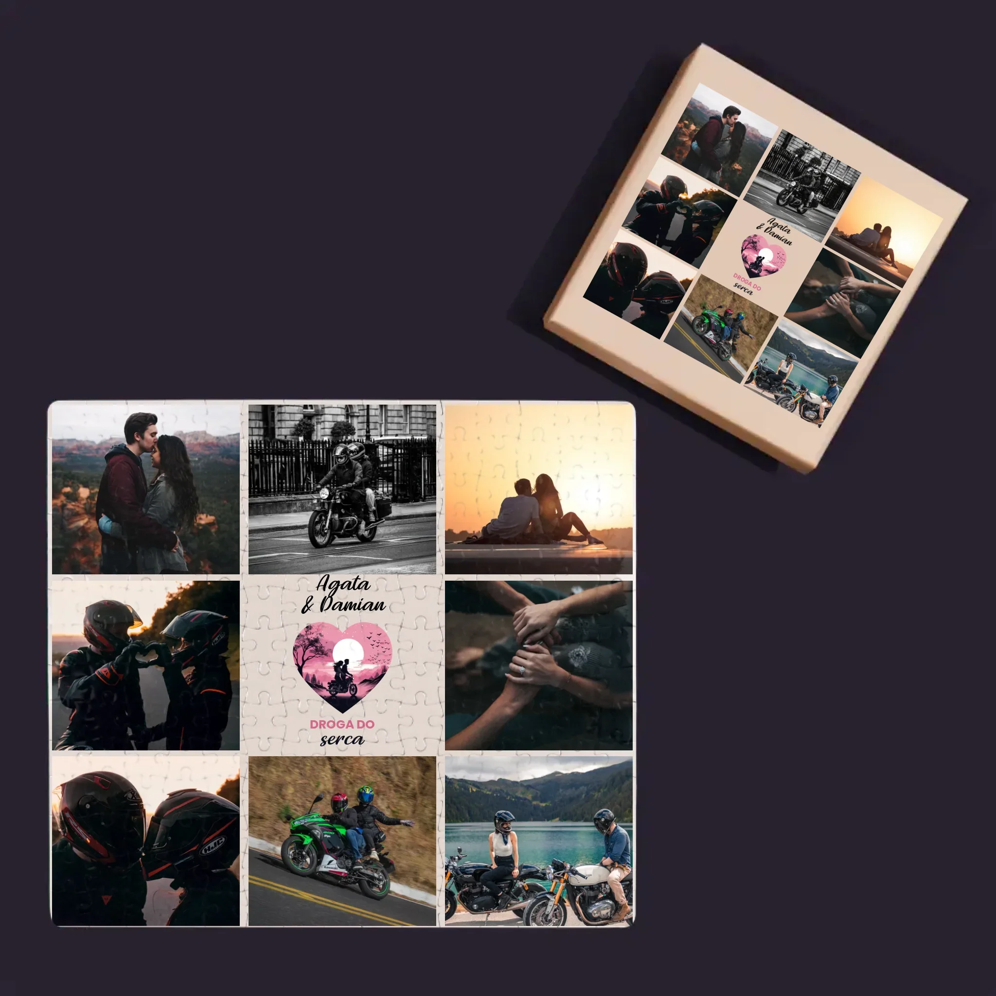 Fotokolaż: Droga Do Serca - Personalizowane Puzzle - Image 4