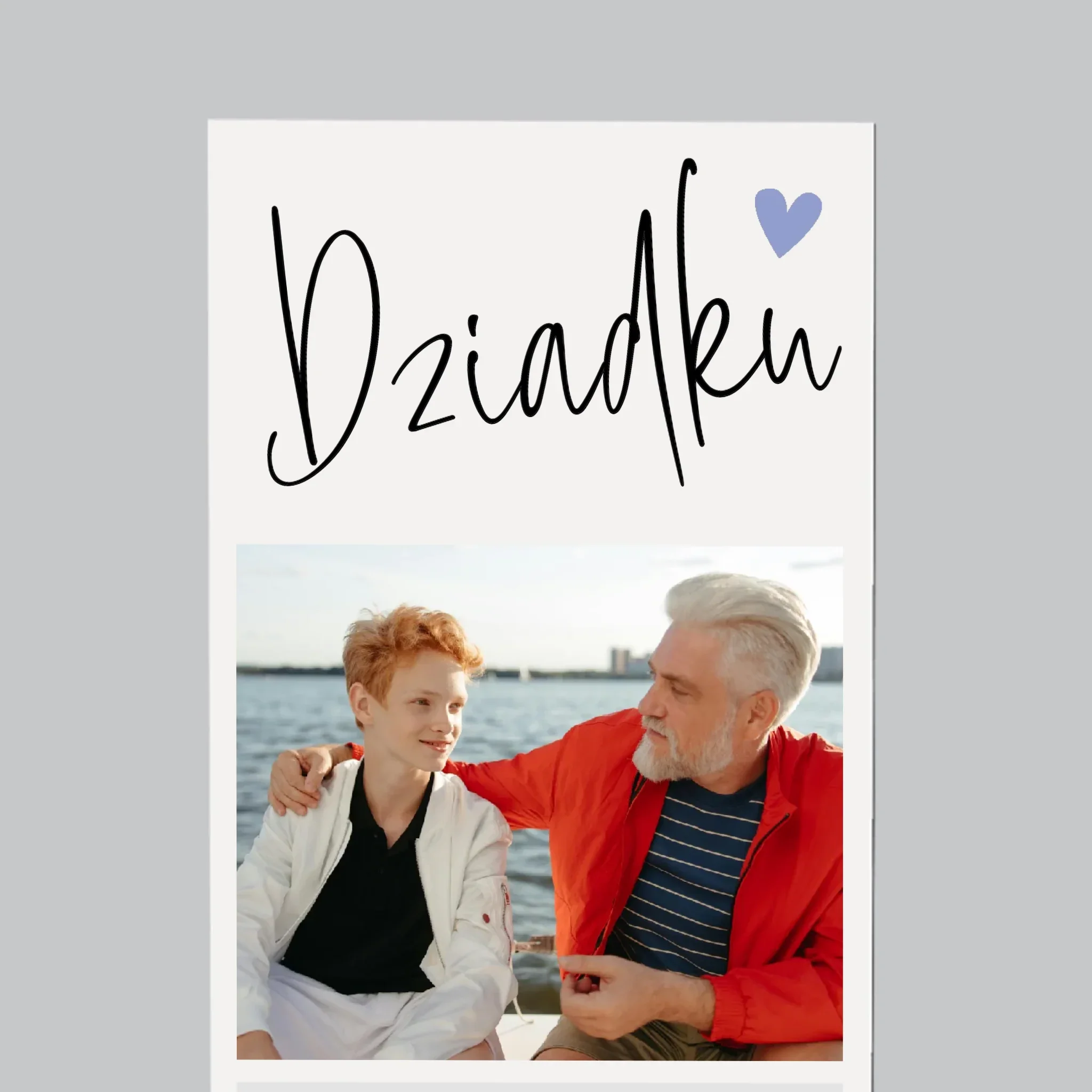 Fotokolaż: Dziadku Kocham Cię - Magnes Na Lodówkę - Image 3