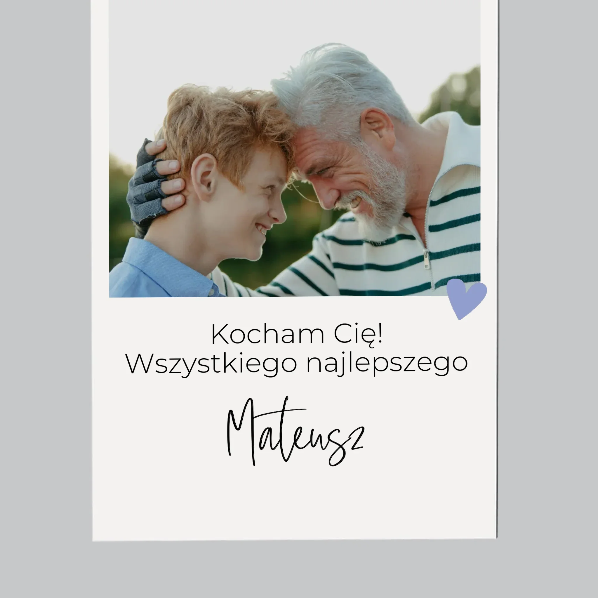 Fotokolaż: Dziadku Kocham Cię - Magnes Na Lodówkę - Image 4