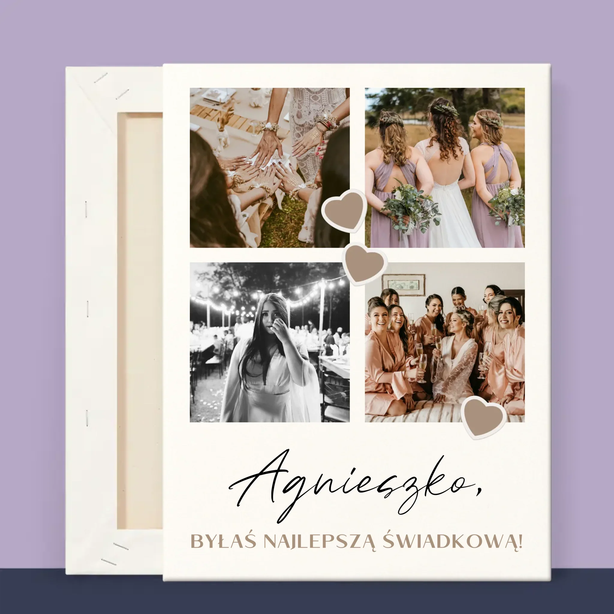 Fotokolaż: Dziękuję! Dla Świadkowej - Wydruk Obramowany - Image 11