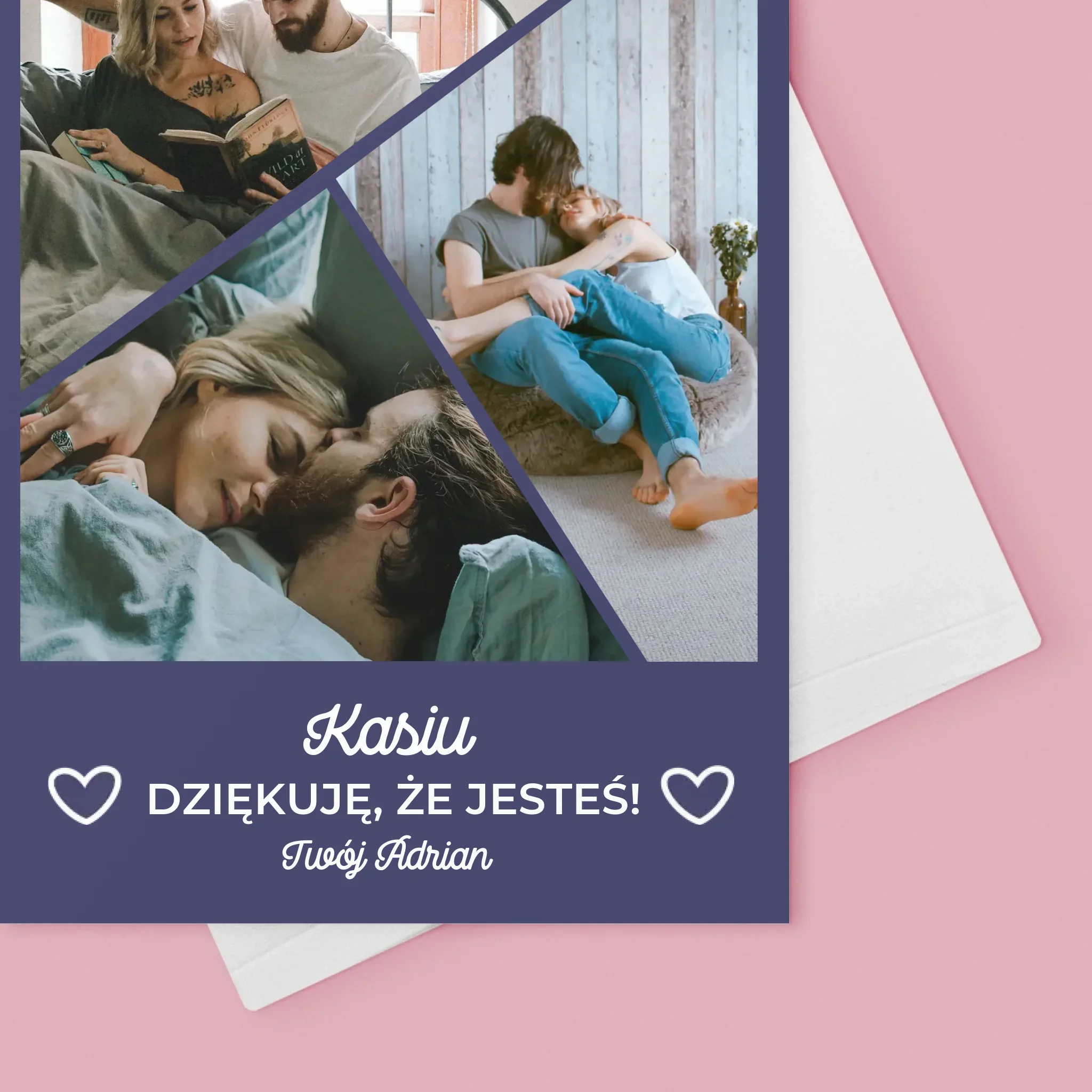 Fotokolaż: Dziękuję, Że Jesteś - Kartka z Życzeniami - Image 4