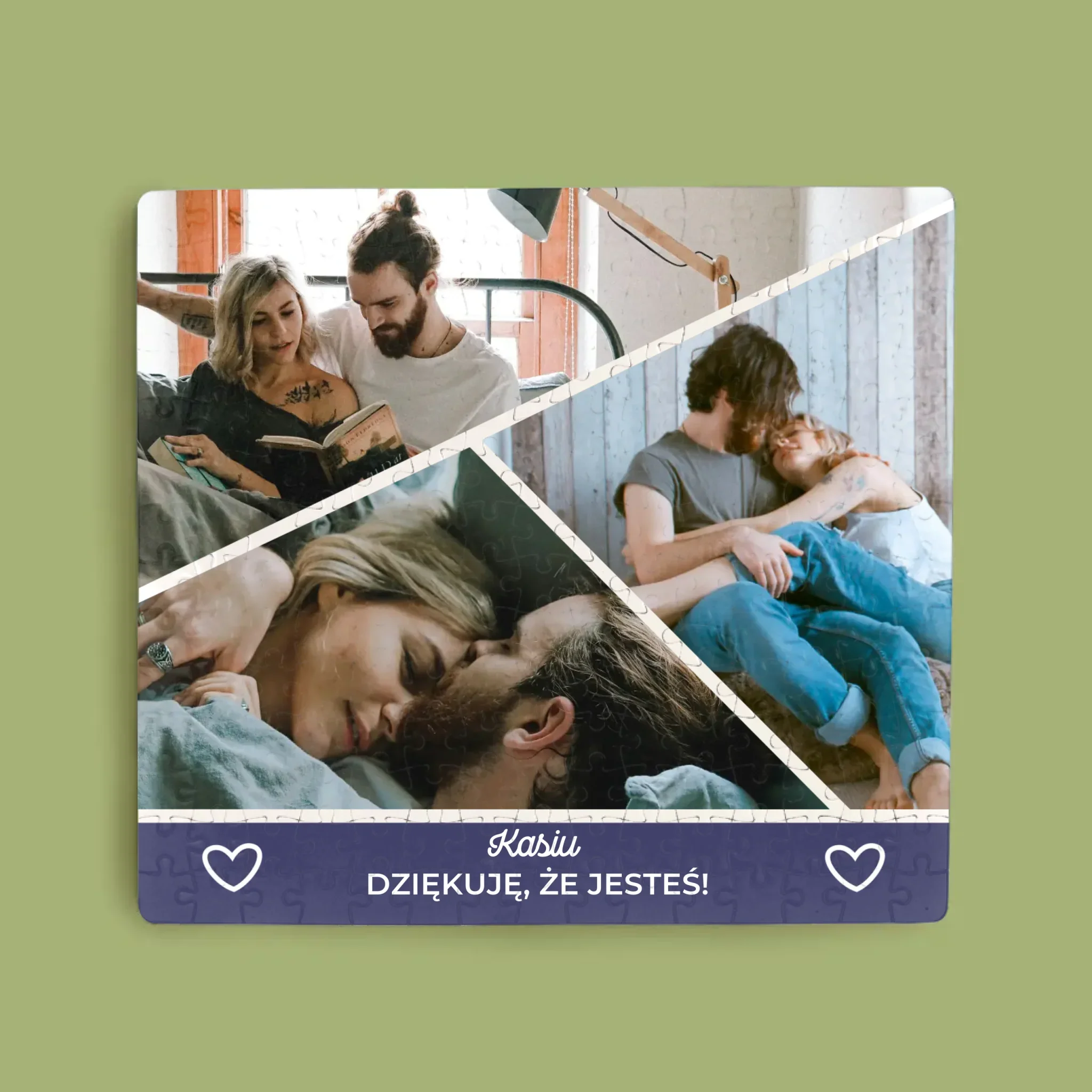 Fotokolaż: Dziękuję, Że Jesteś - Personalizowane Puzzle - Image 3