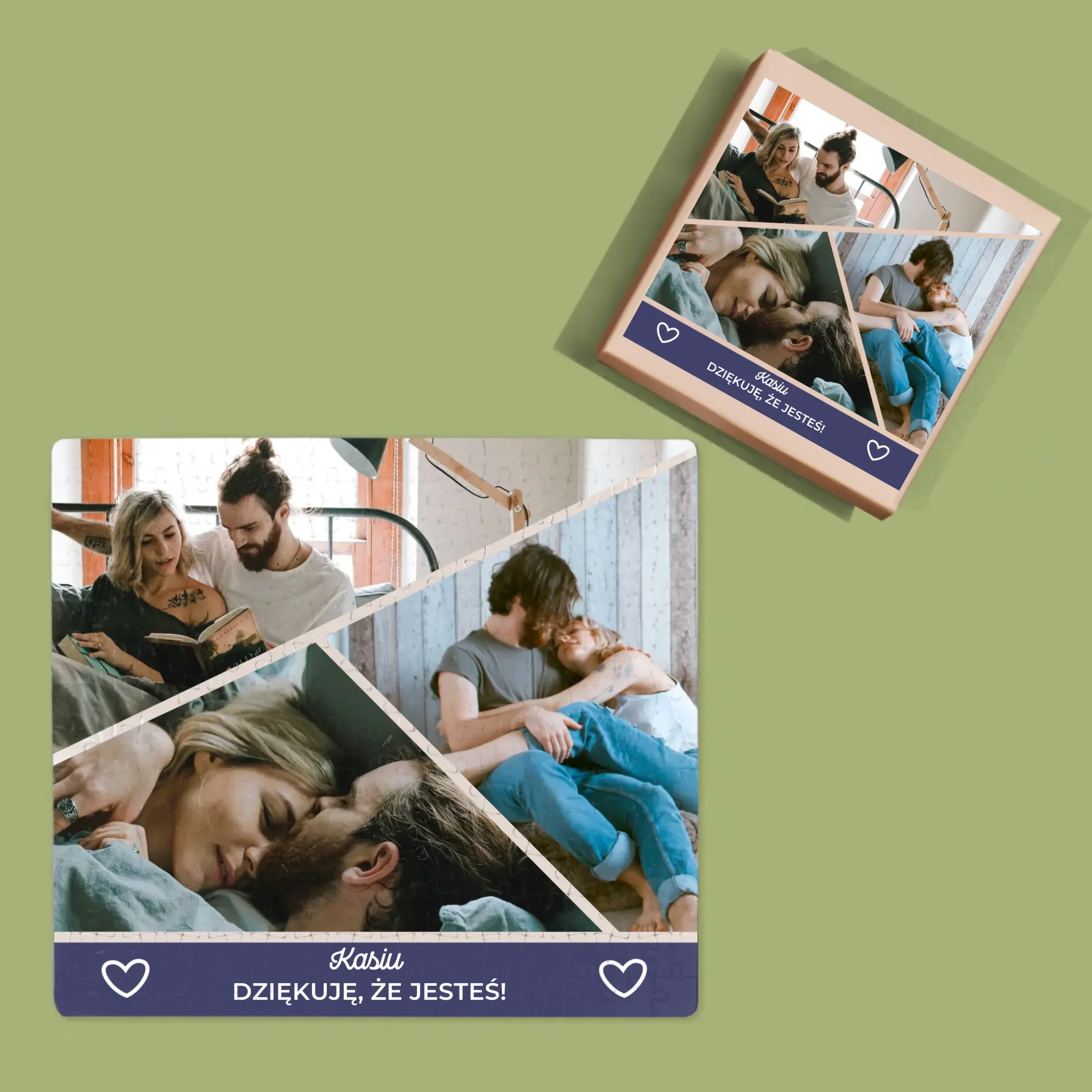 Fotokolaż: Dziękuję, Że Jesteś - Personalizowane Puzzle - Image 4