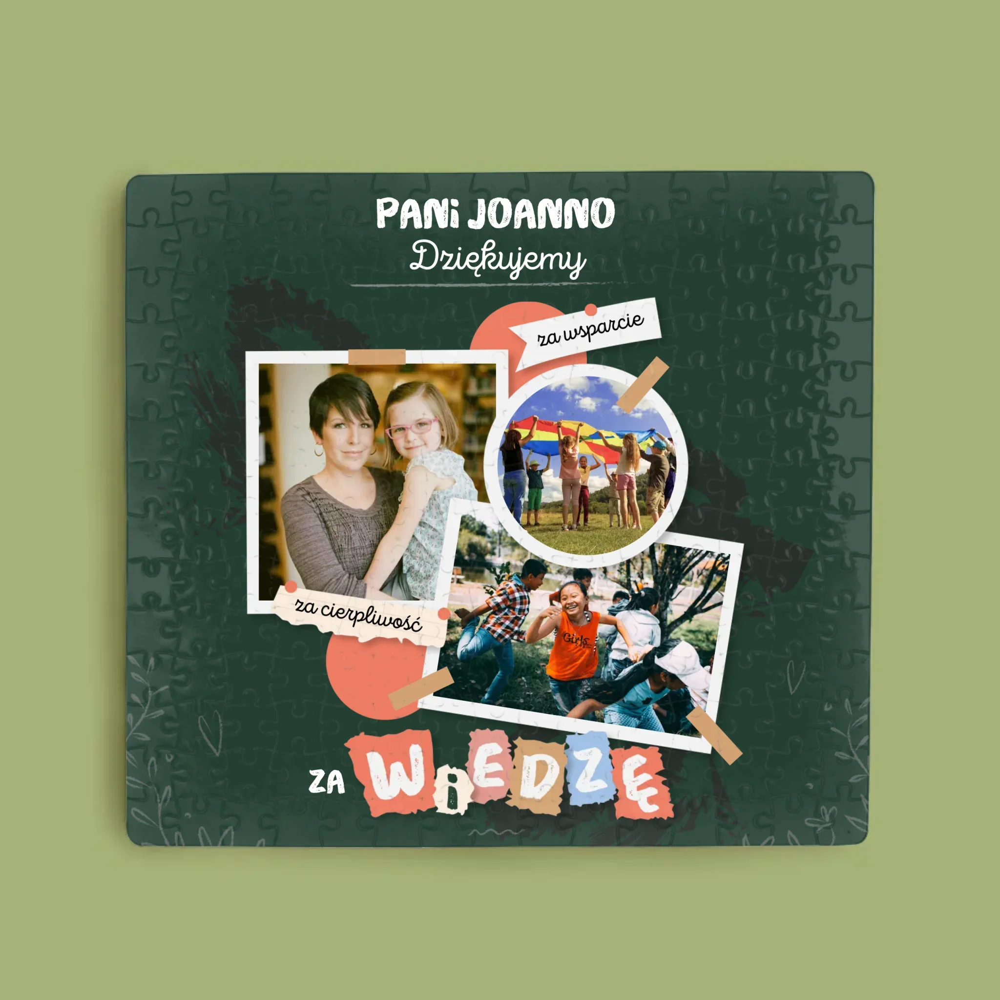 Fotokolaż: Dziękujemy Za Wiedzę - Personalizowane Puzzle - Image 3
