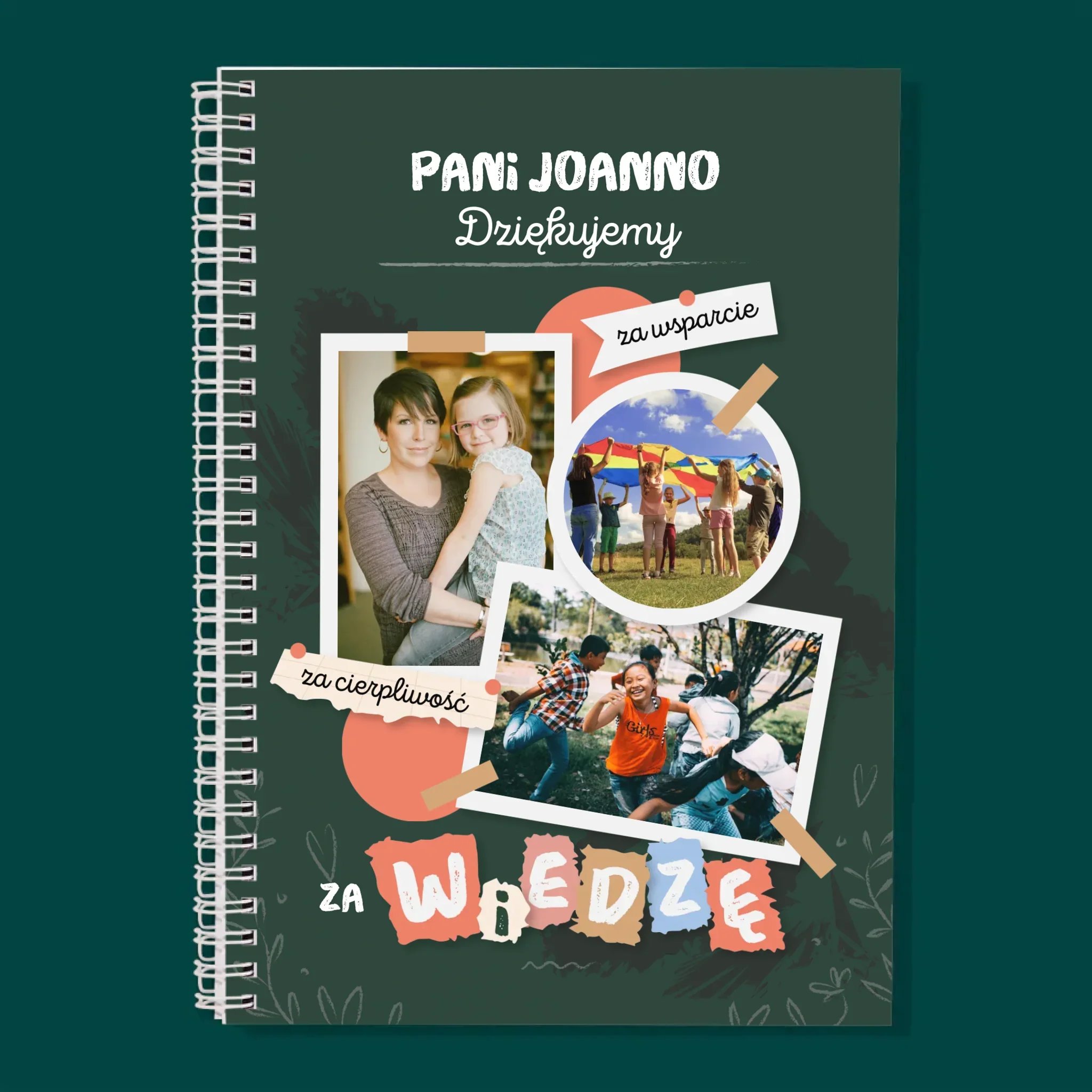 Fotokolaż: Dziękujemy Za Wiedzę - Planer Dzienny z Nadrukiem - Image 3