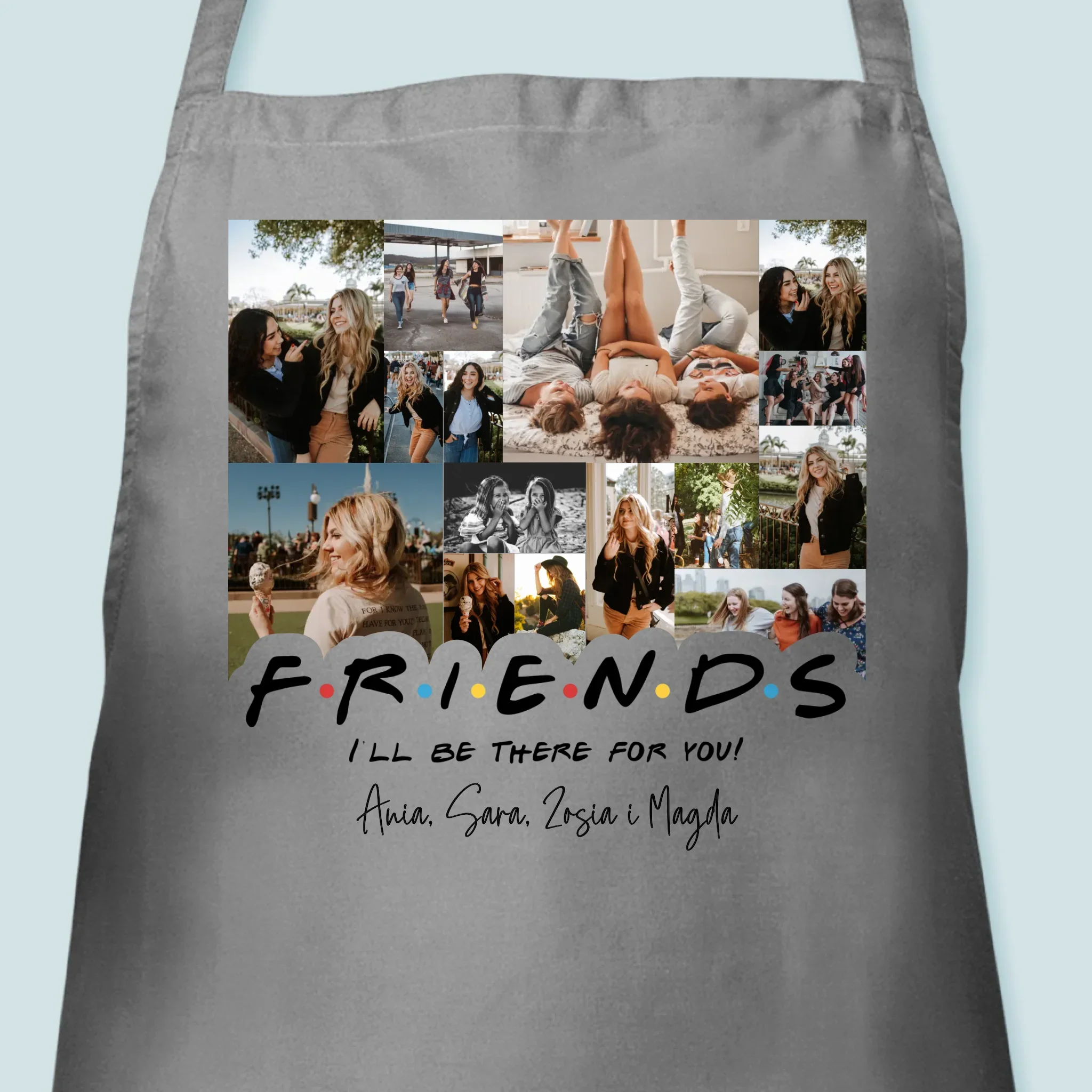 Fotokolaż: Friends - Fartuch z Nadrukiem - Image 3
