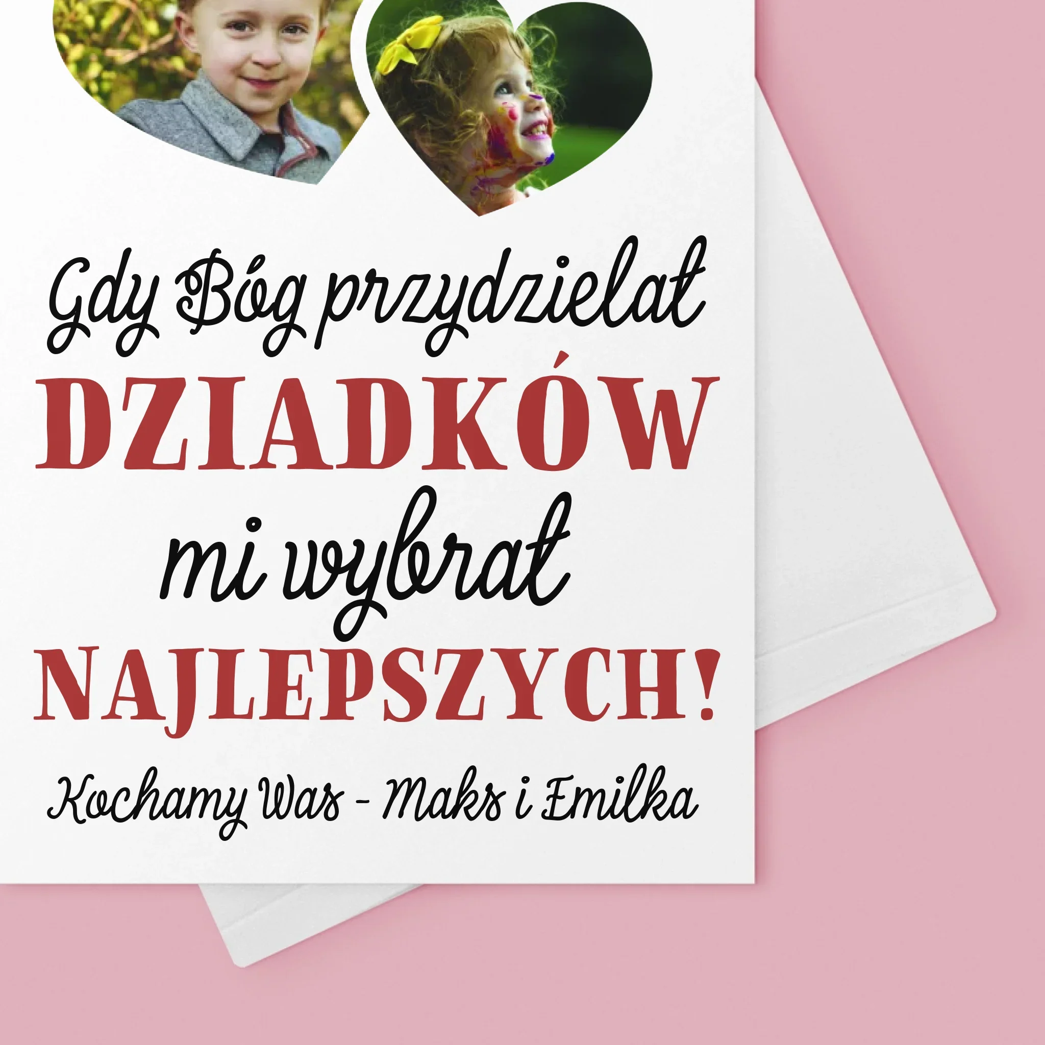 Fotokolaż: Gdy Bóg Przydzielał Dziadków - Kartka z Życzeniami - Image 4