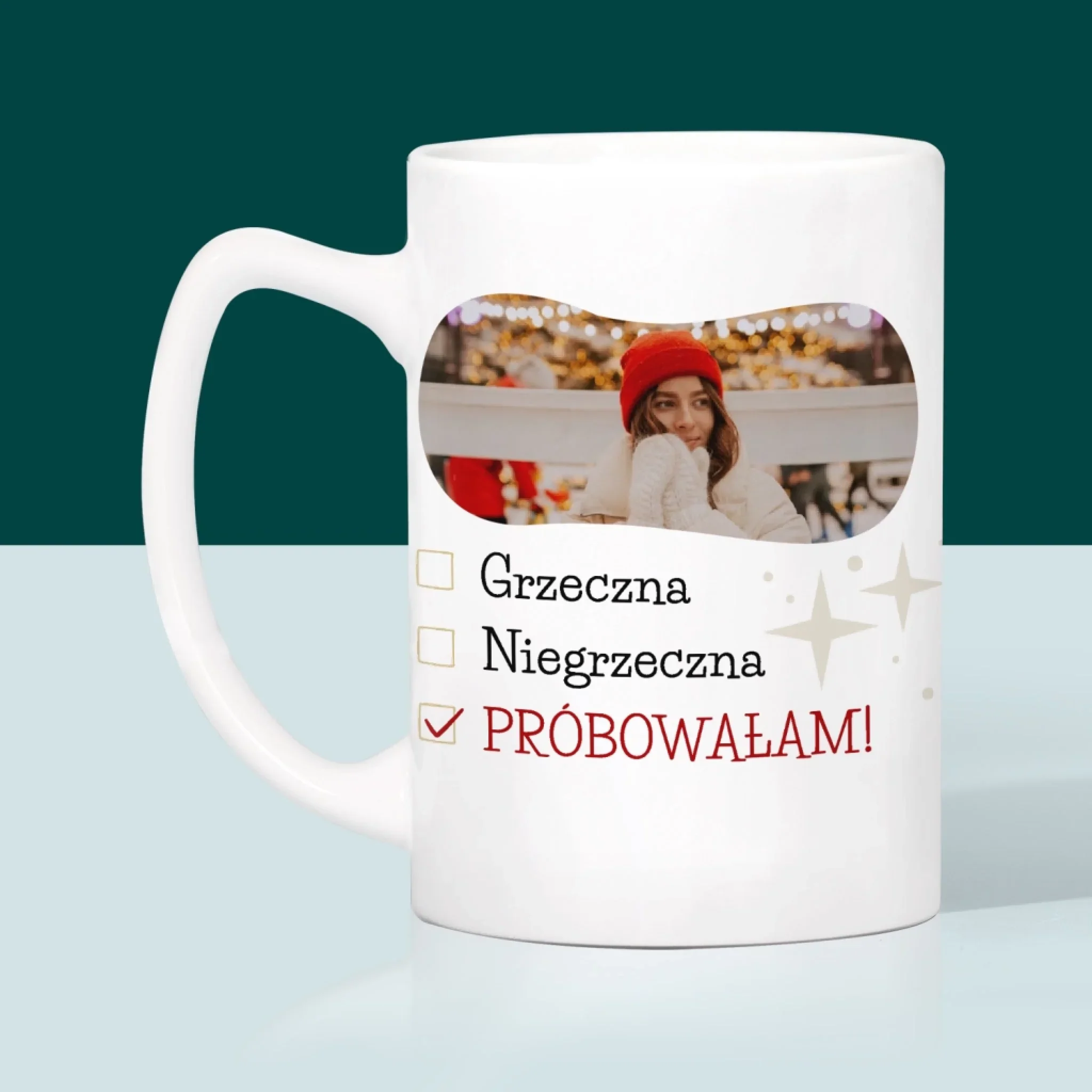 Fotokolaż: Grzeczna - Kubek z Nadrukiem - Image 4