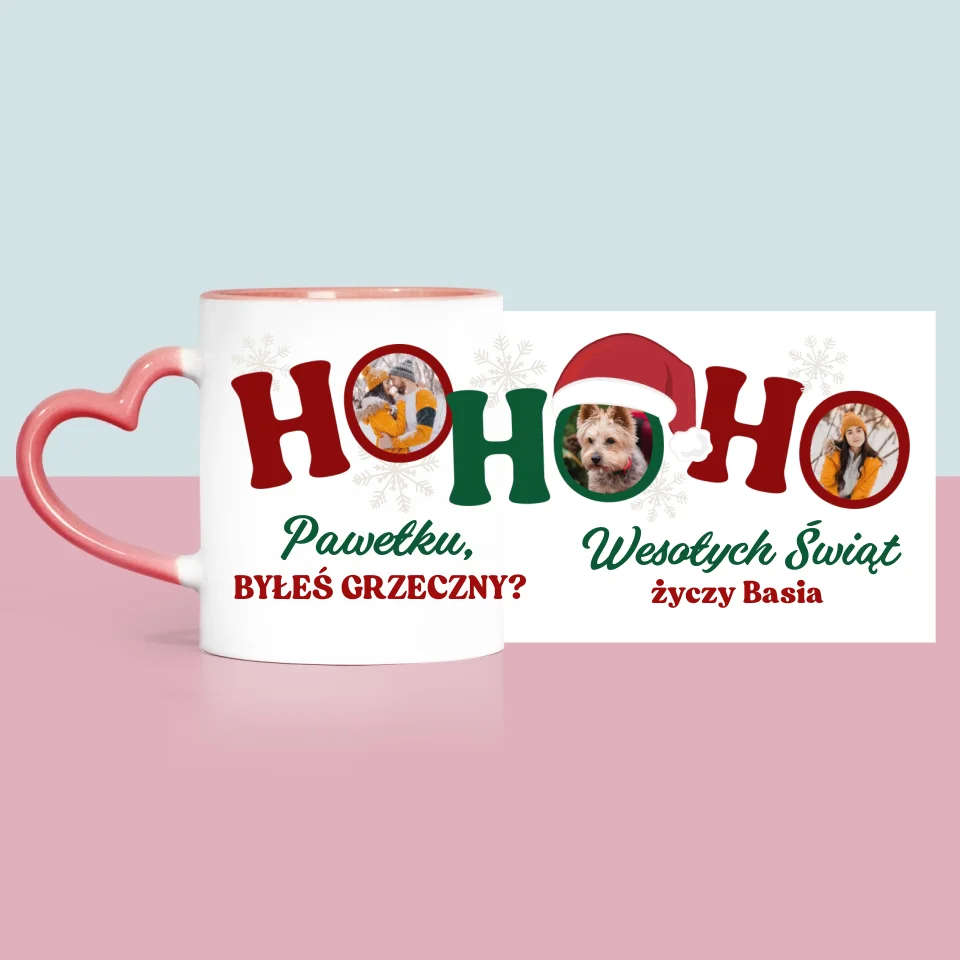 Fotokolaż: Ho Ho Ho - Kubek z Nadrukiem - Image 10