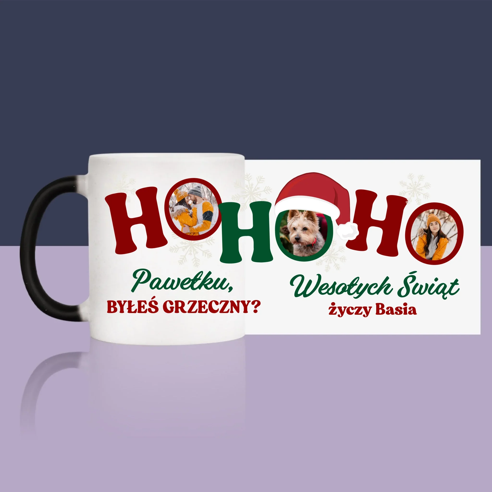 Fotokolaż: Ho Ho Ho - Kubek z Nadrukiem - Image 13
