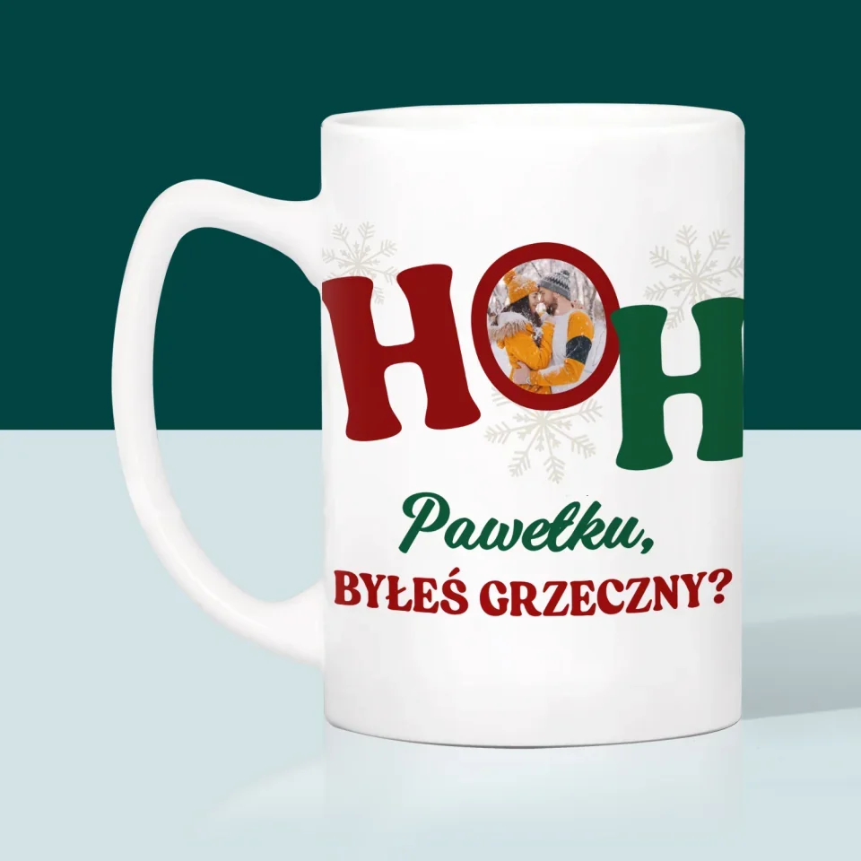 Fotokolaż: Ho Ho Ho - Kubek z Nadrukiem - Image 3