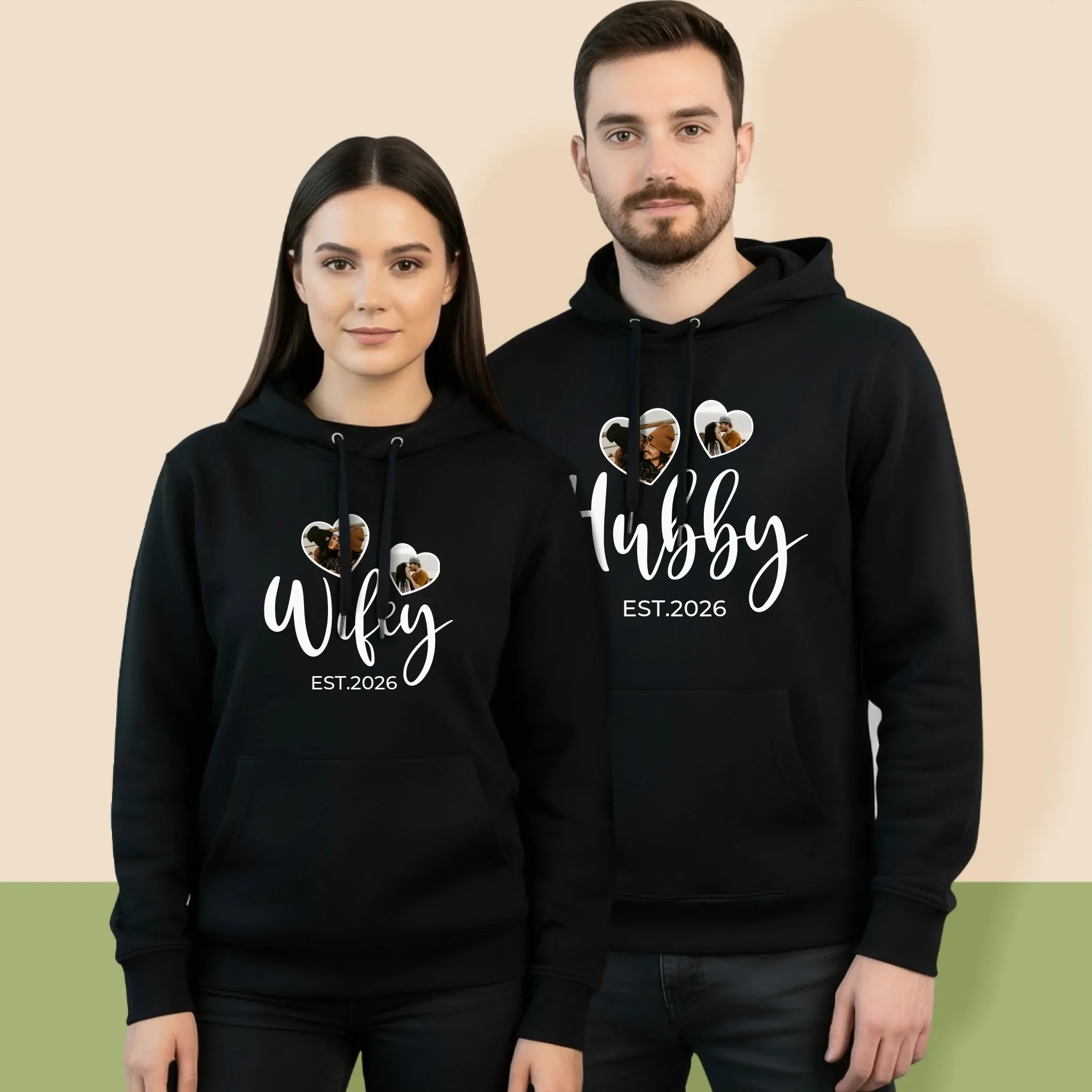 Fotokolaż: Hubby&Wifey - Bluzy Dla Par
