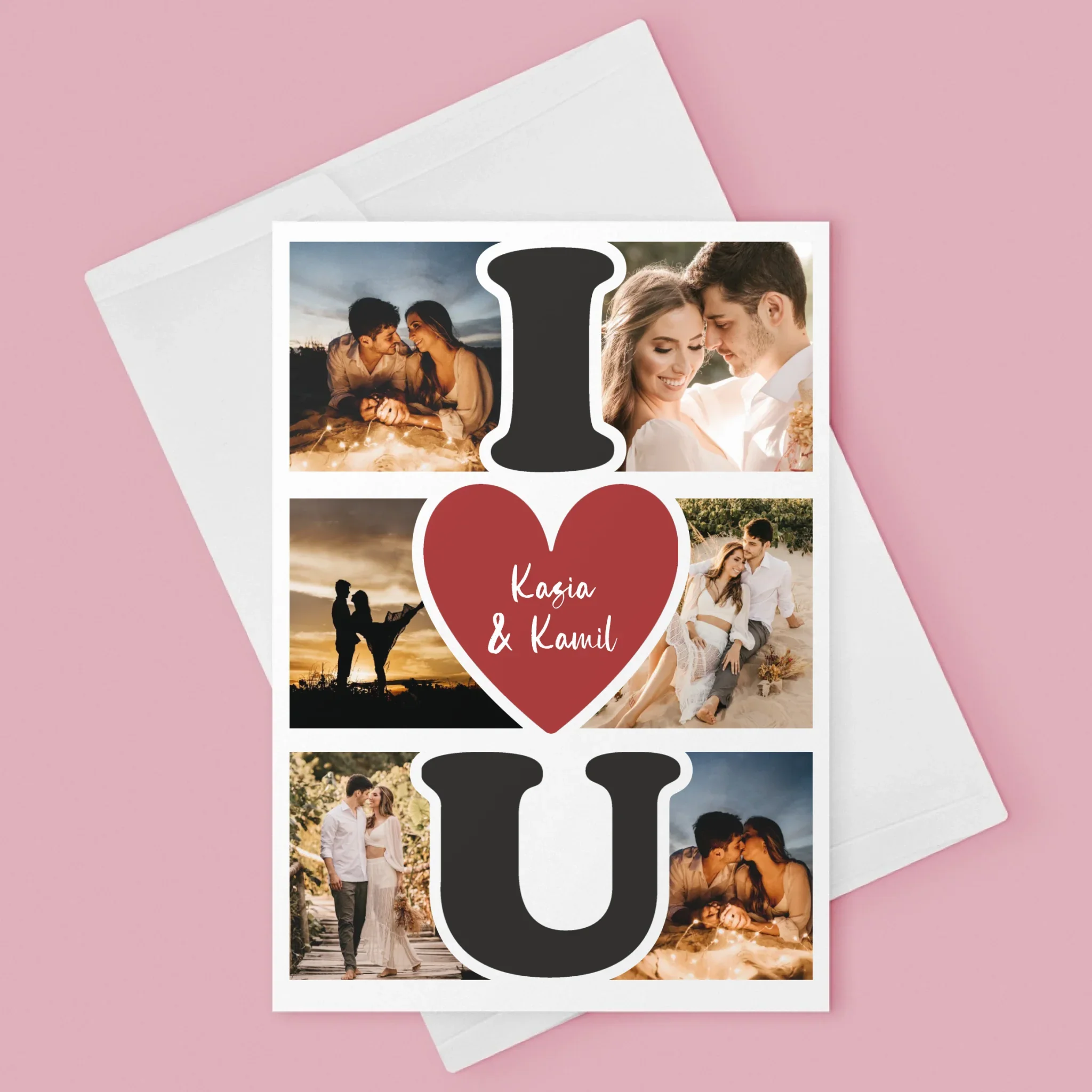 Fotokolaż: I Love You - Kartka Z Życzeniami - Image 3