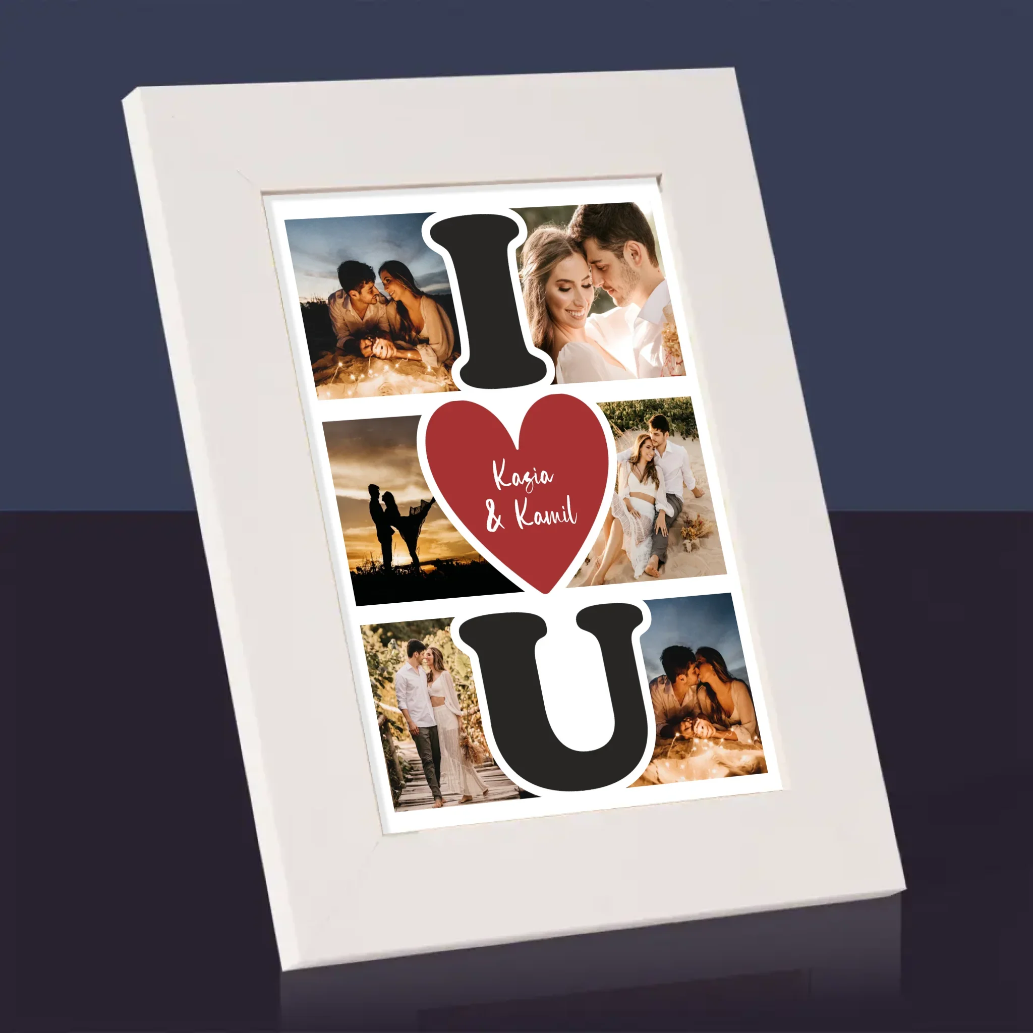 Fotokolaż: I Love You - Ramka Na Zdjęcie