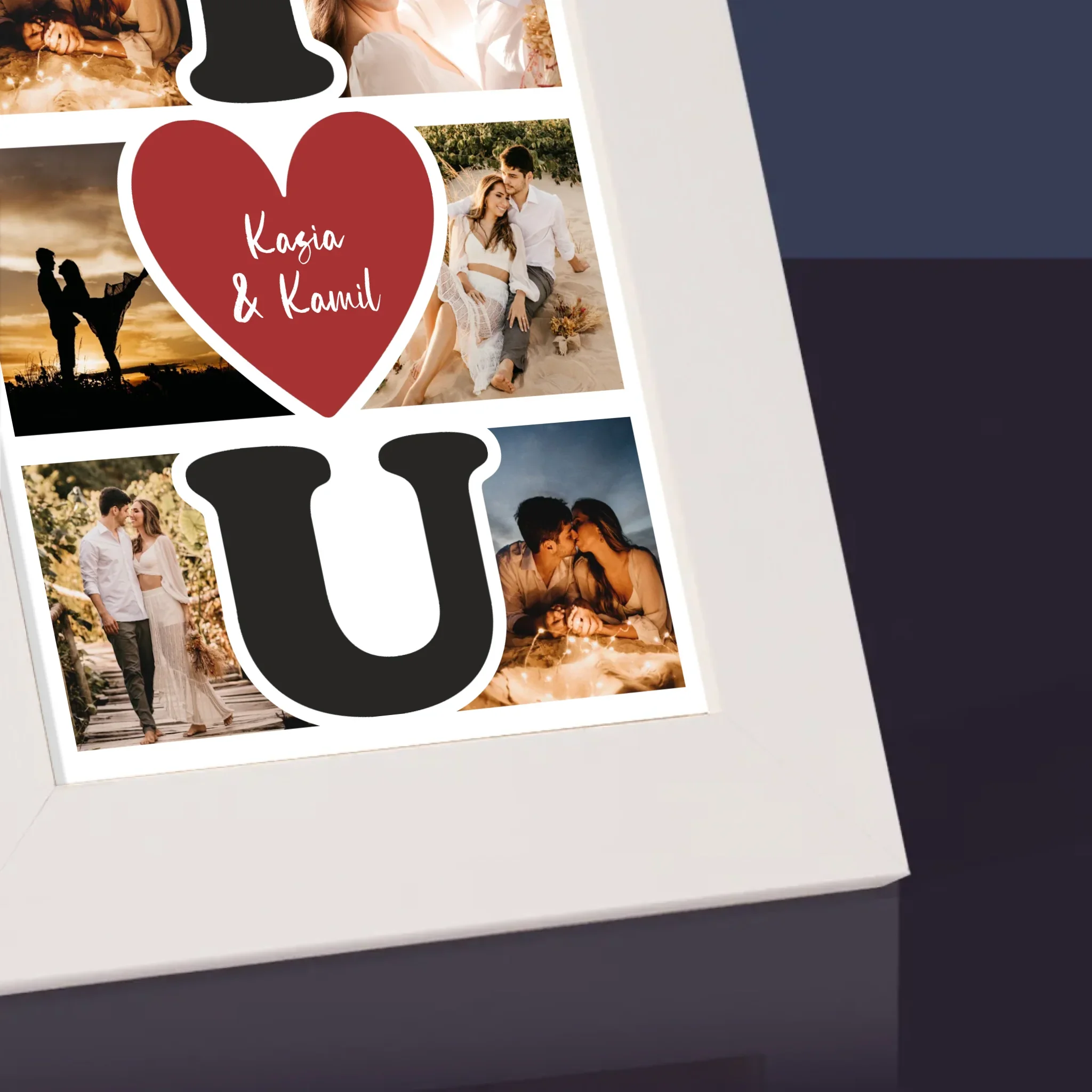 Fotokolaż: I Love You - Ramka Na Zdjęcie - Image 3