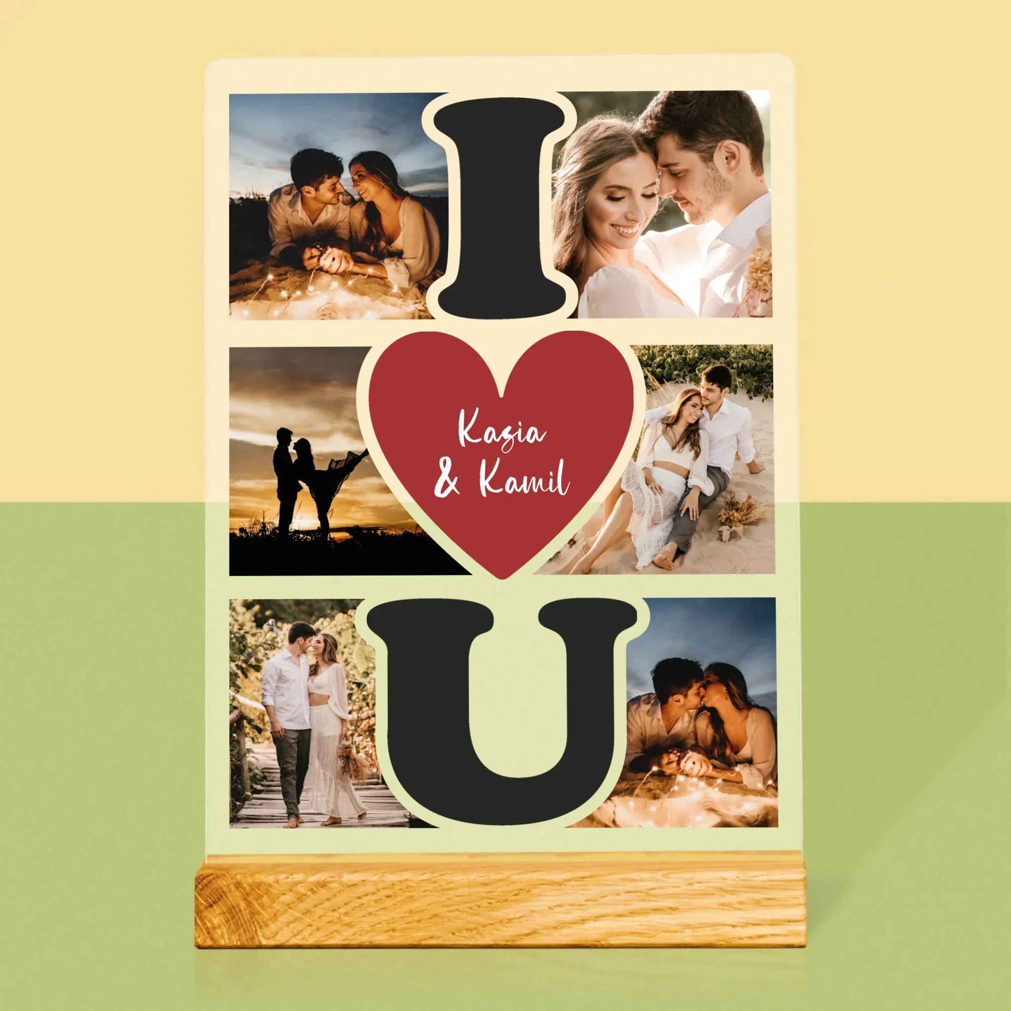 Fotokolaż: I Love You - Wydruk Na Szkle Akrylowym - Image 3