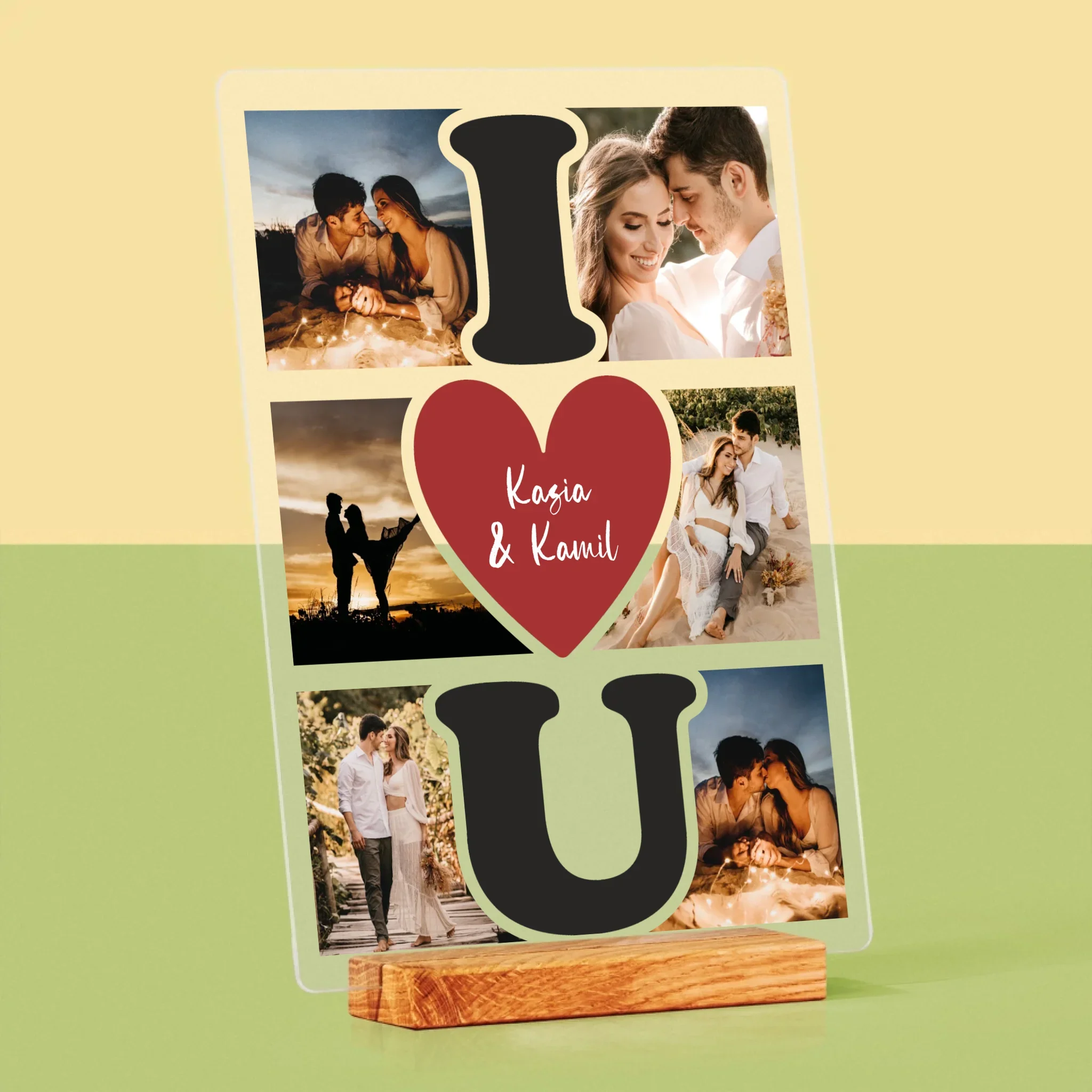 Fotokolaż: I Love You - Wydruk Na Szkle Akrylowym - Image 4